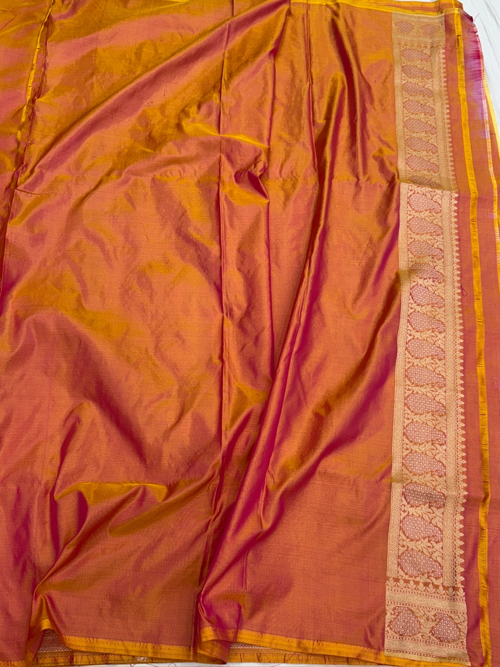 Banarasi Minakari Pure Silk Brocade Saree – Katan Silk with Intricate Minakari & Rich Brocade Weave