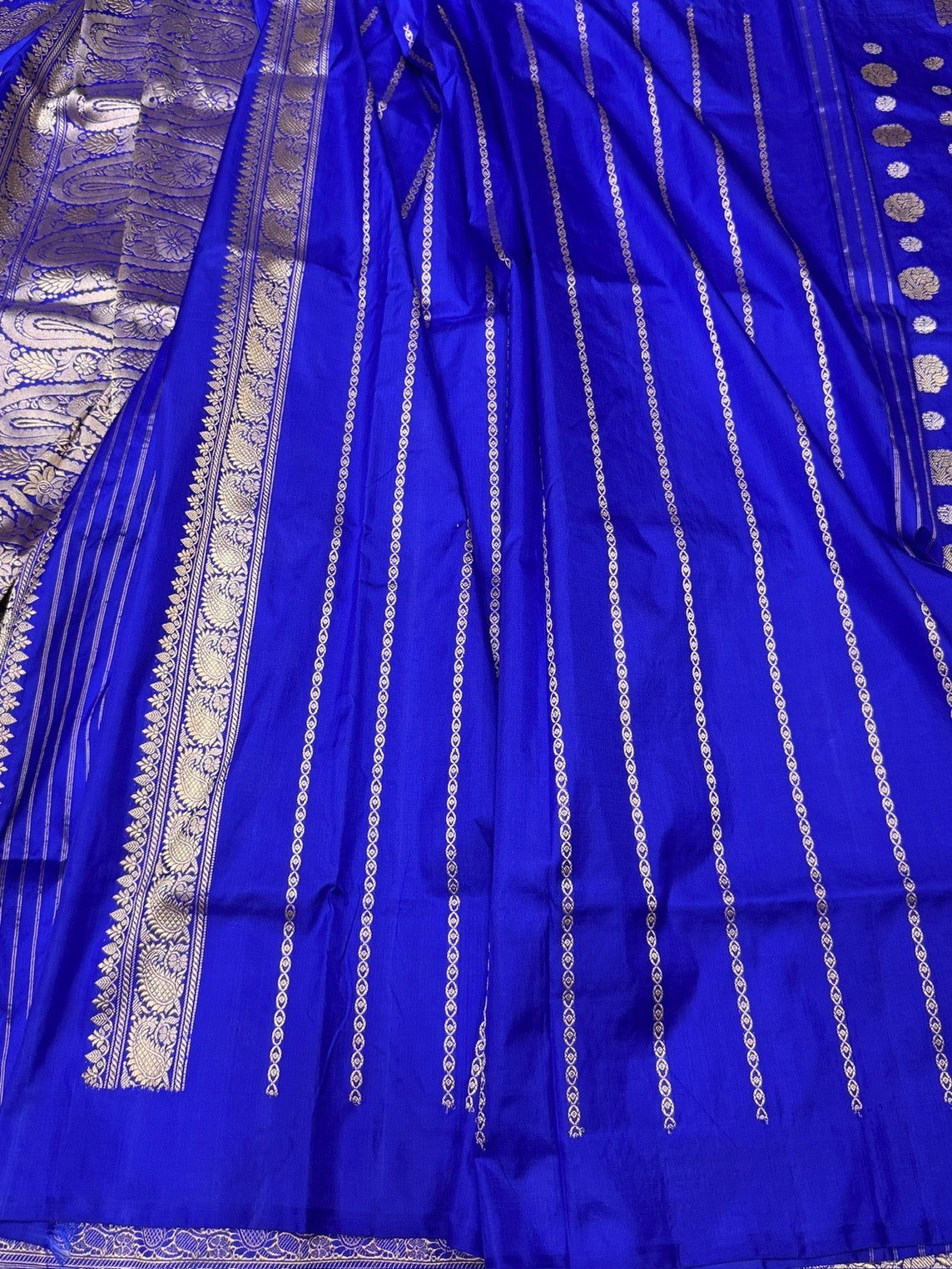 Royal Blue Handwoven Pure Banarasi Silk Saree