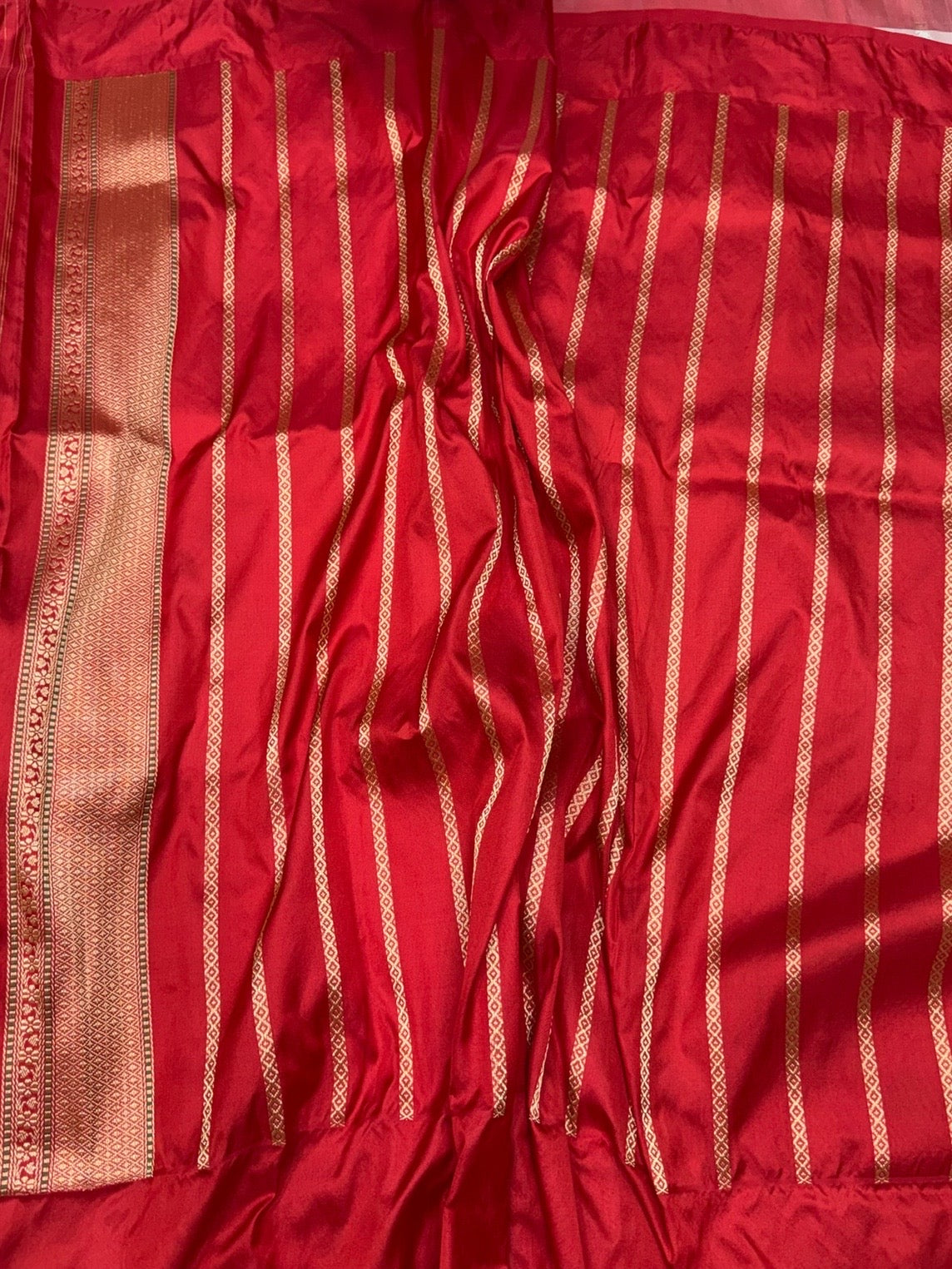 White Handwoven Pure Organza Silk Saree