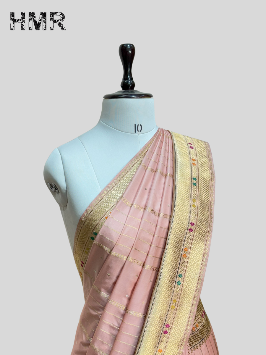 Handwoven Pure Katan Silk Saree