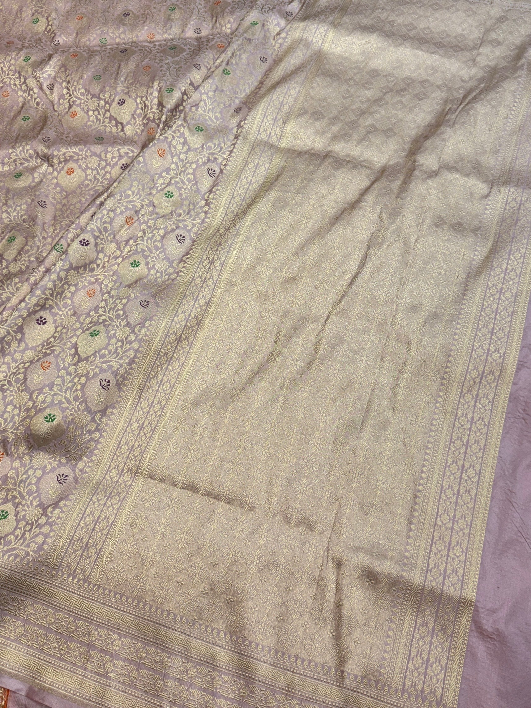 Banarasi Minakari Pure Katan Silk Brocade Saree