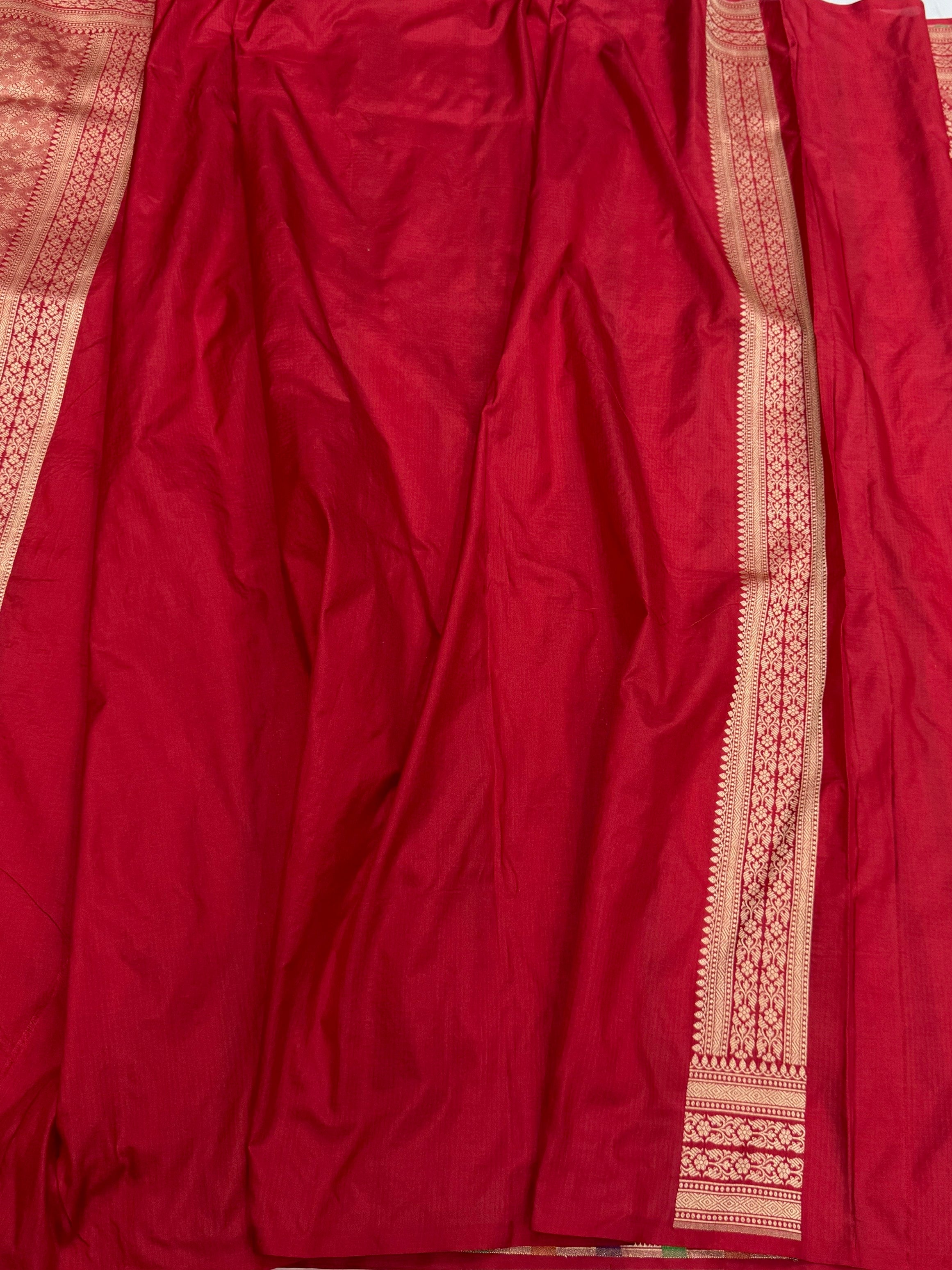 Banarasi Minakari Pure Katan Silk Brocade Saree