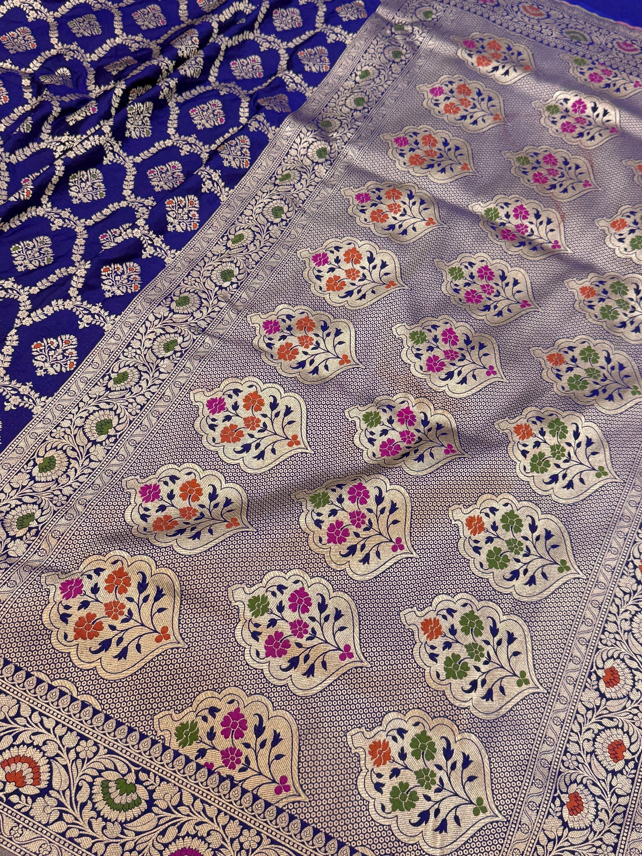 Banarasi Minakari Pure Silk Saree