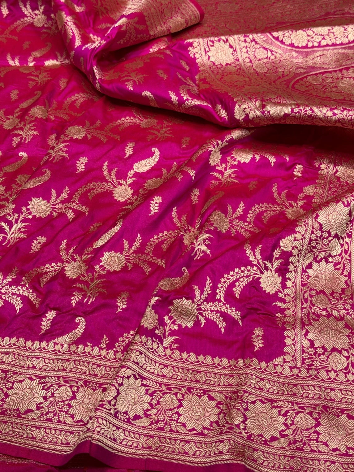 Banarasi Pure Katan Silk Saree | Pure Silk | Cutwork Technique | Banarasi Katan Silk Saree