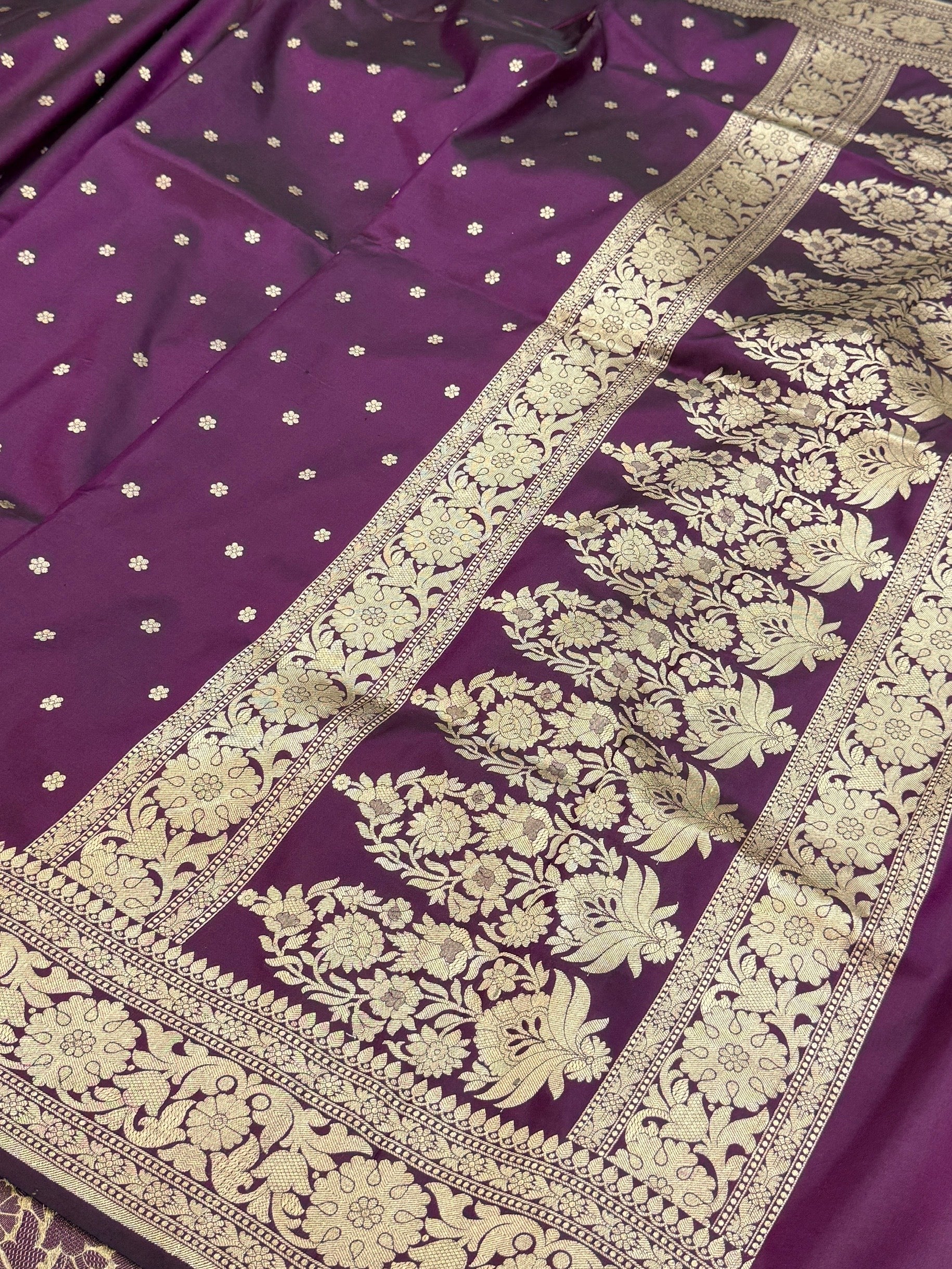 Banarasi Pure Katan Silk Saree | Pure Silk | Cutwork Technique | Banarasi Katan Silk Saree