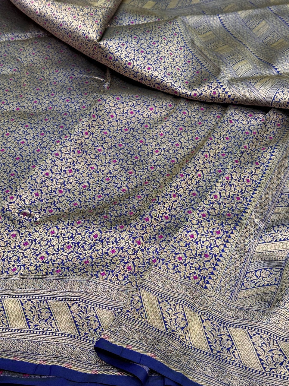 Banarasi Minakari Pure Katan Silk Brocade Saree