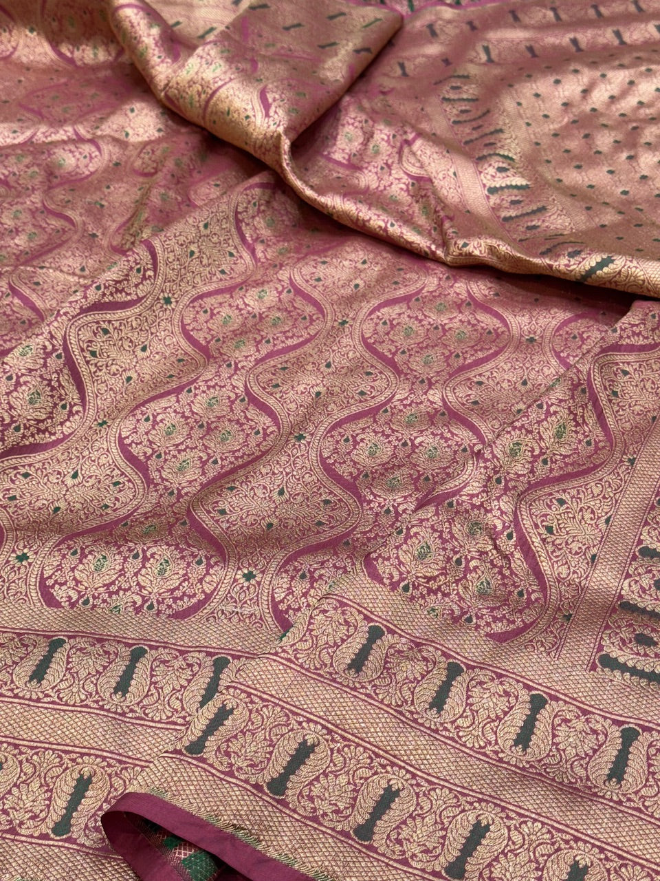 Banarasi Minakari Pure Silk Brocade Saree