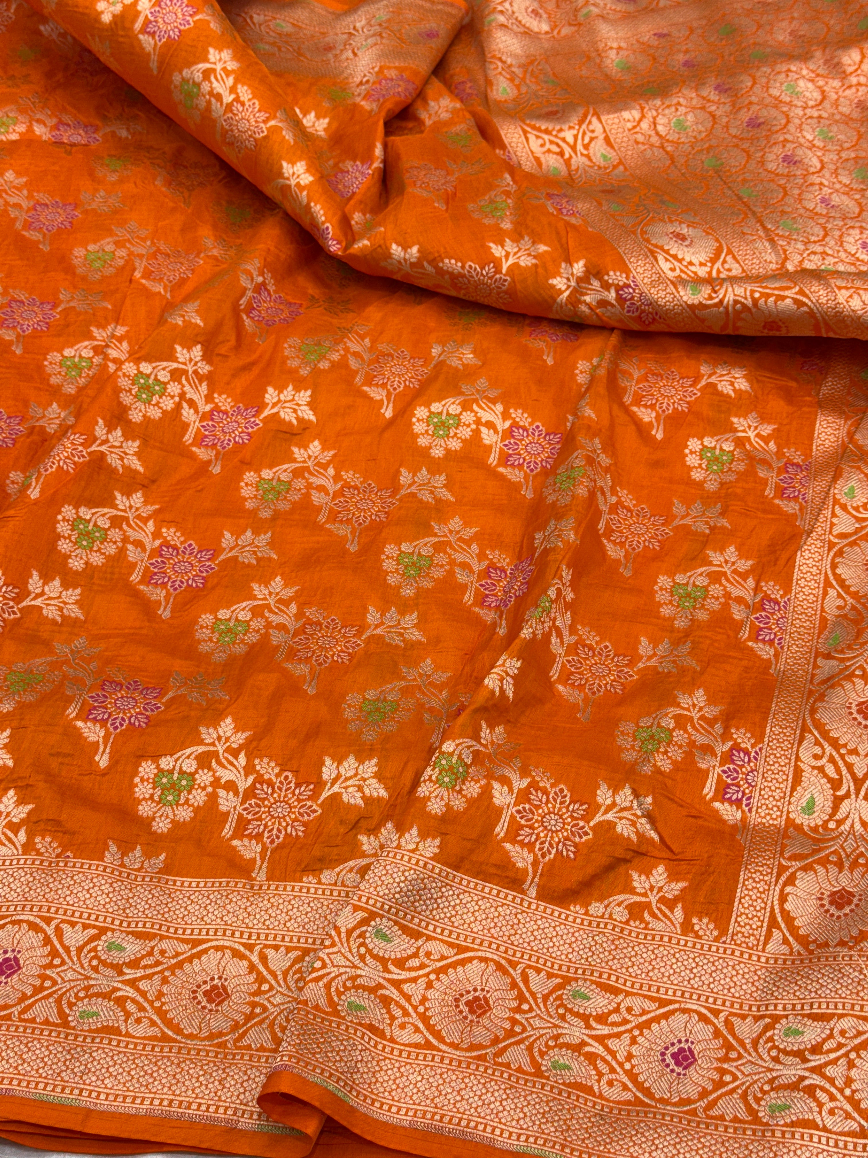 Banarasi Minakari Pure Silk Saree