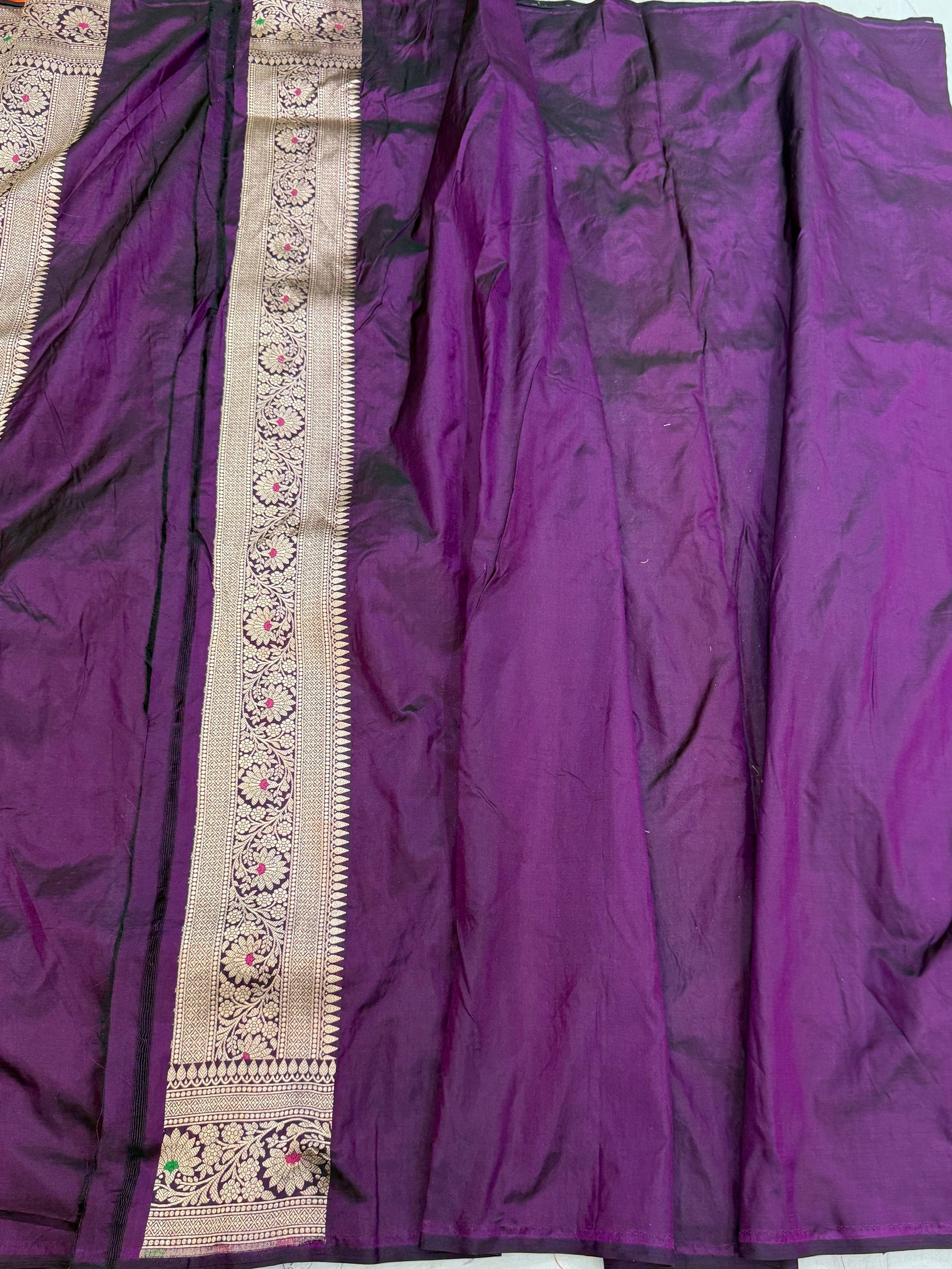 Banarasi Minakari Pure Katan Silk Saree