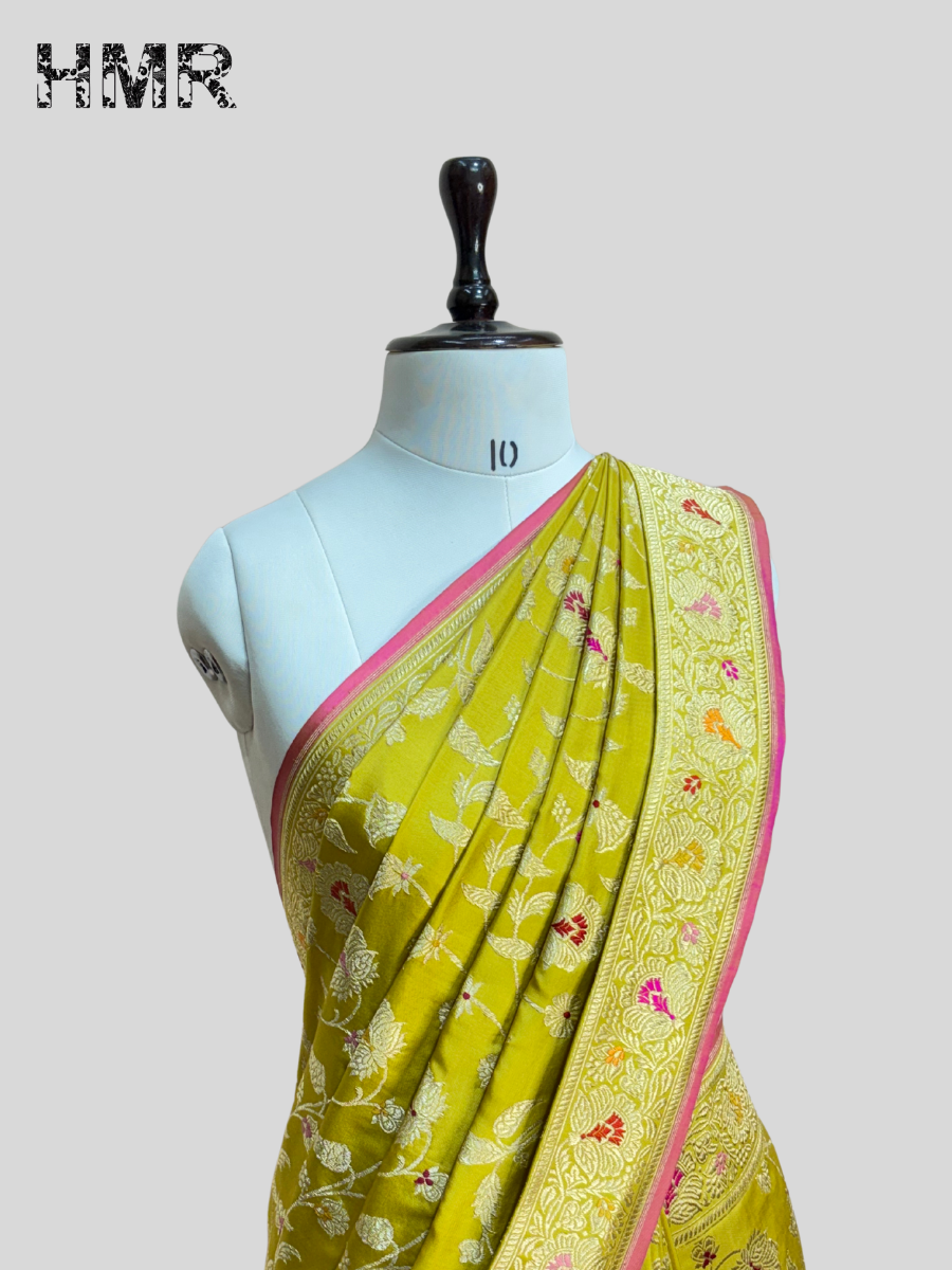 Handwoven Pure Banarasi Silk Saree