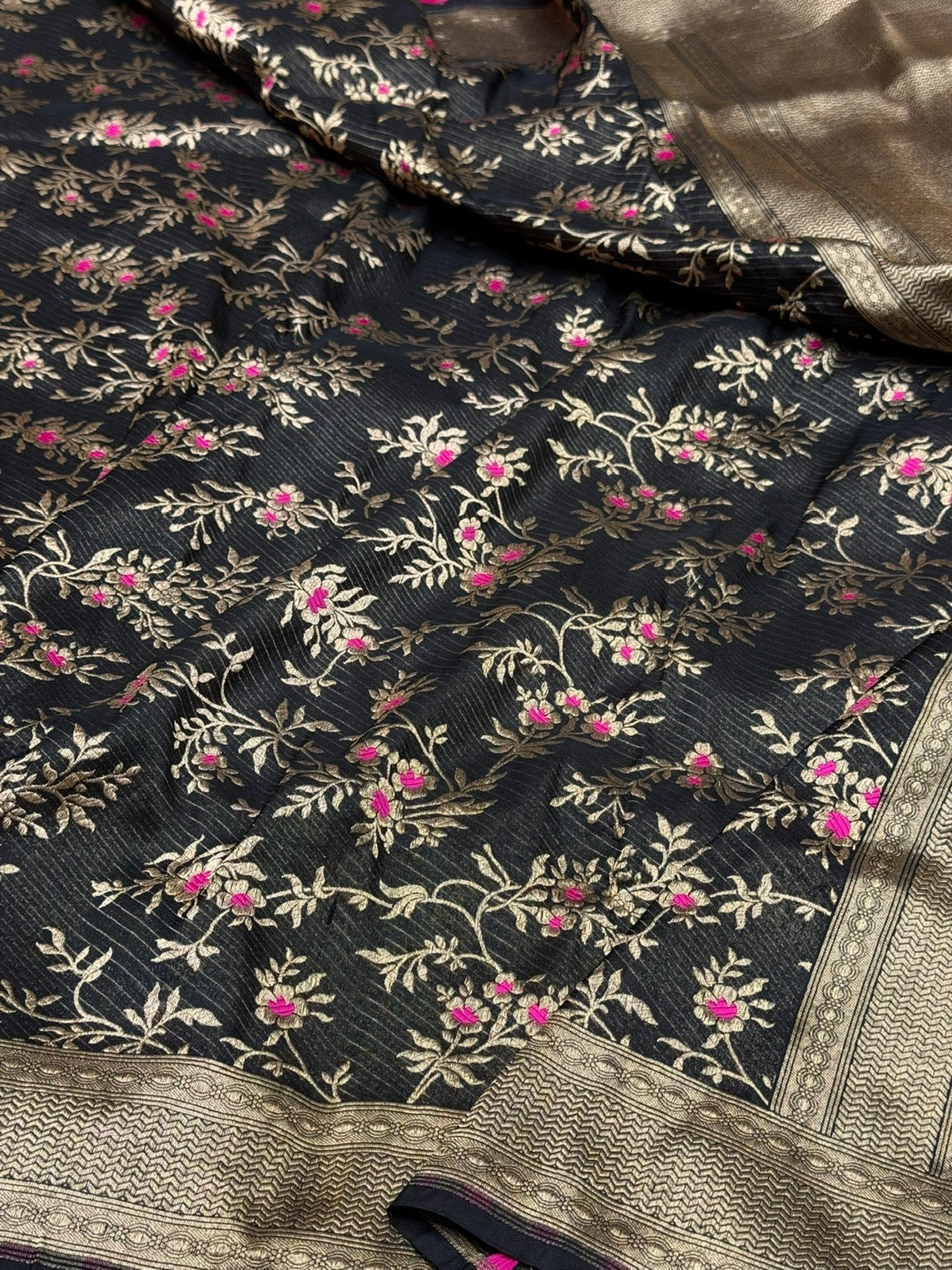 Banarasi Minakari Pure Silk Brocade Saree