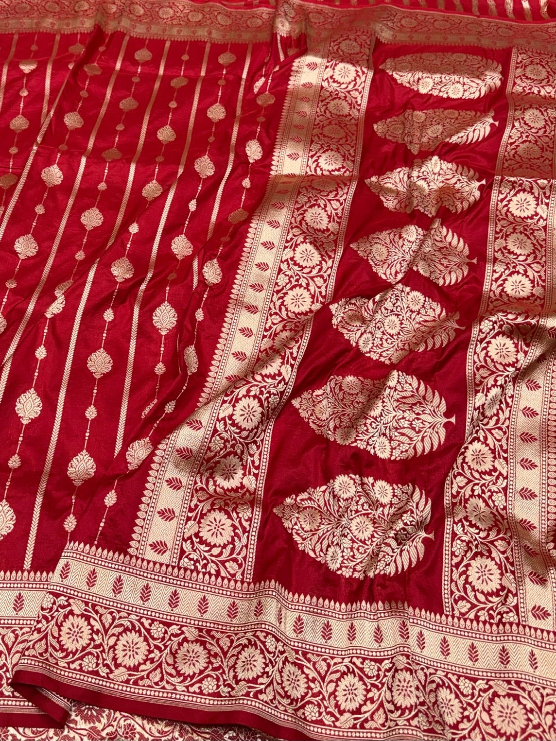 Banarasi Pure Katan Silk Saree | Pure Silk | Cutwork Technique | Banarasi Katan Silk Saree