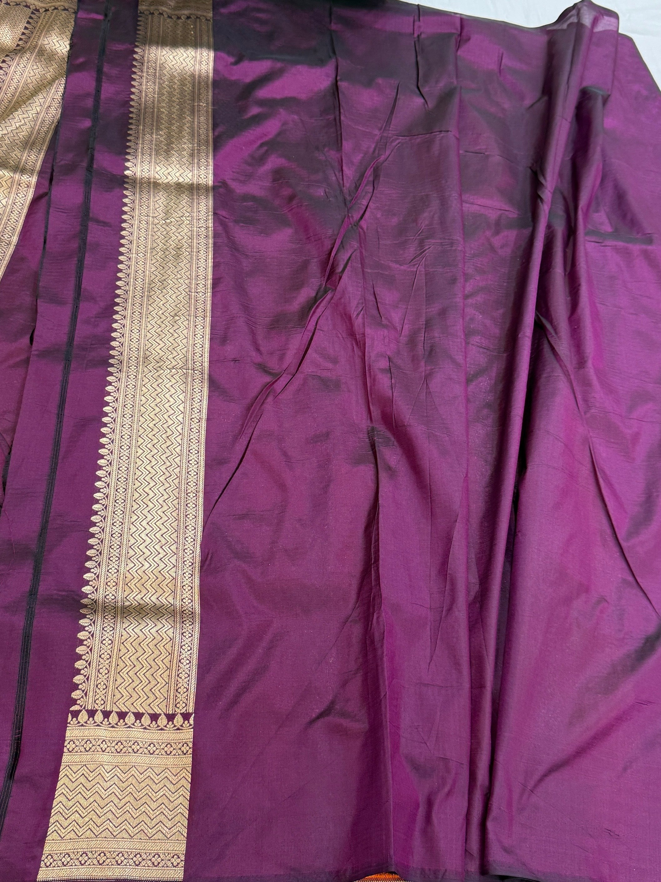 Banarasi Minakari Pure Katan Silk Brocade Saree
