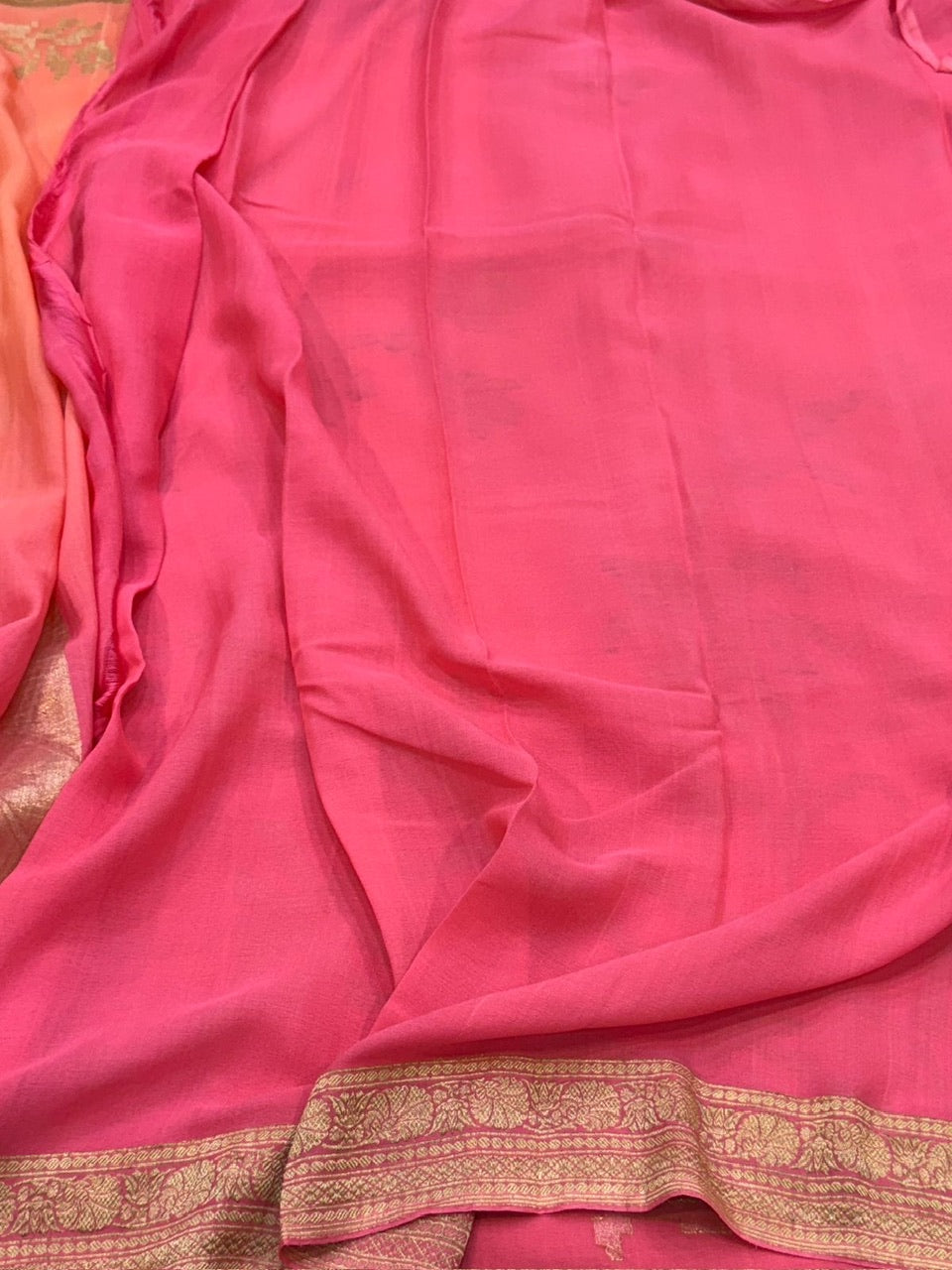 Pure Chiffon Georgette Saree