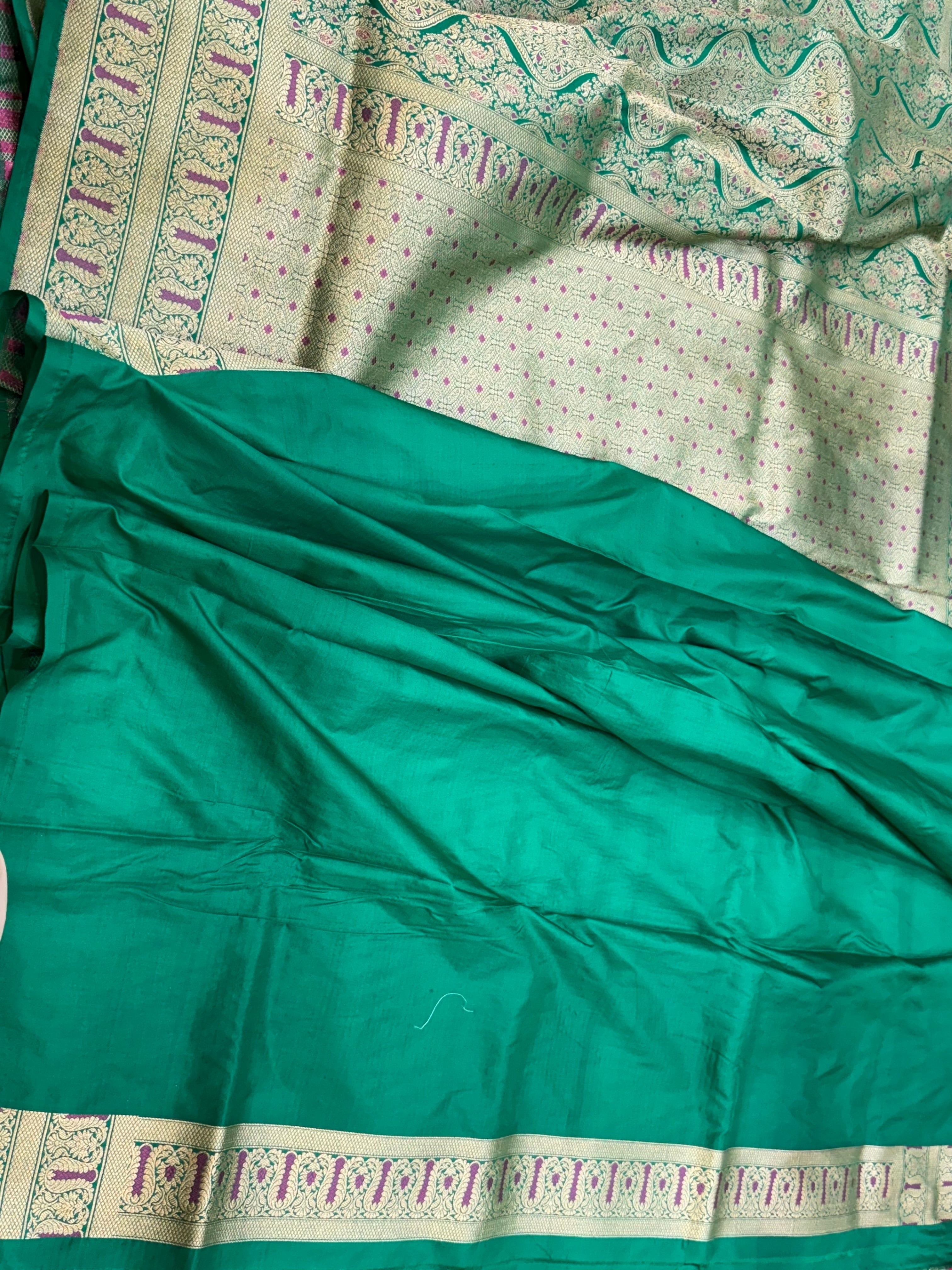 Banarasi Minakari Pure Silk Brocade Saree