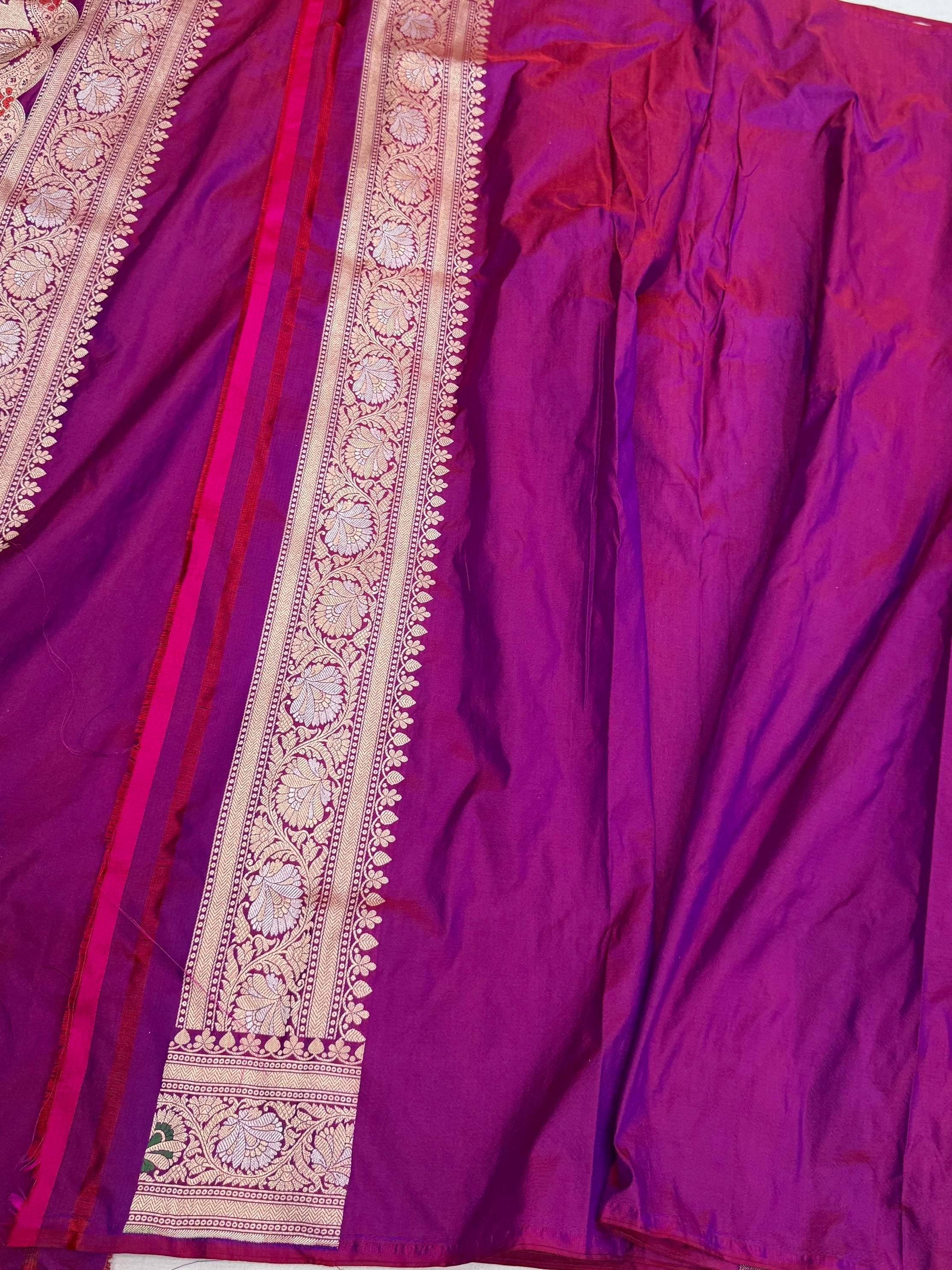 Banarasi Minakari Pure Katan Silk Saree |