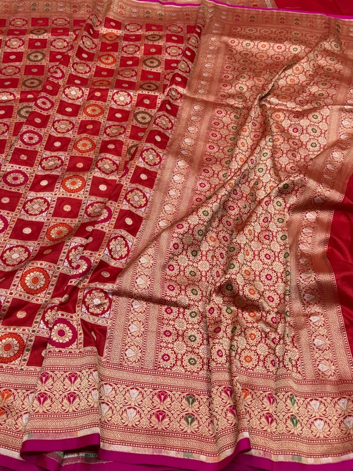 Banarasi Minakari Pure Katan Silk Saree