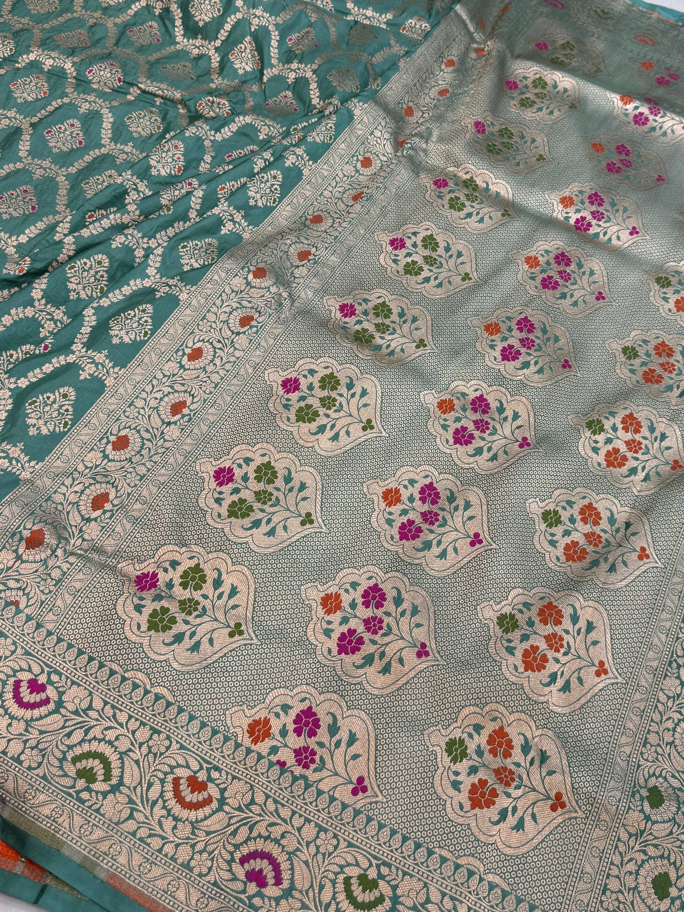 Banarasi Minakari Pure Silk Saree
