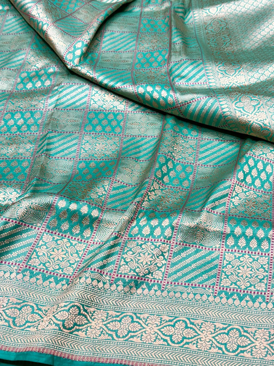 Banarasi Minakari Pure Silk Brocade Saree