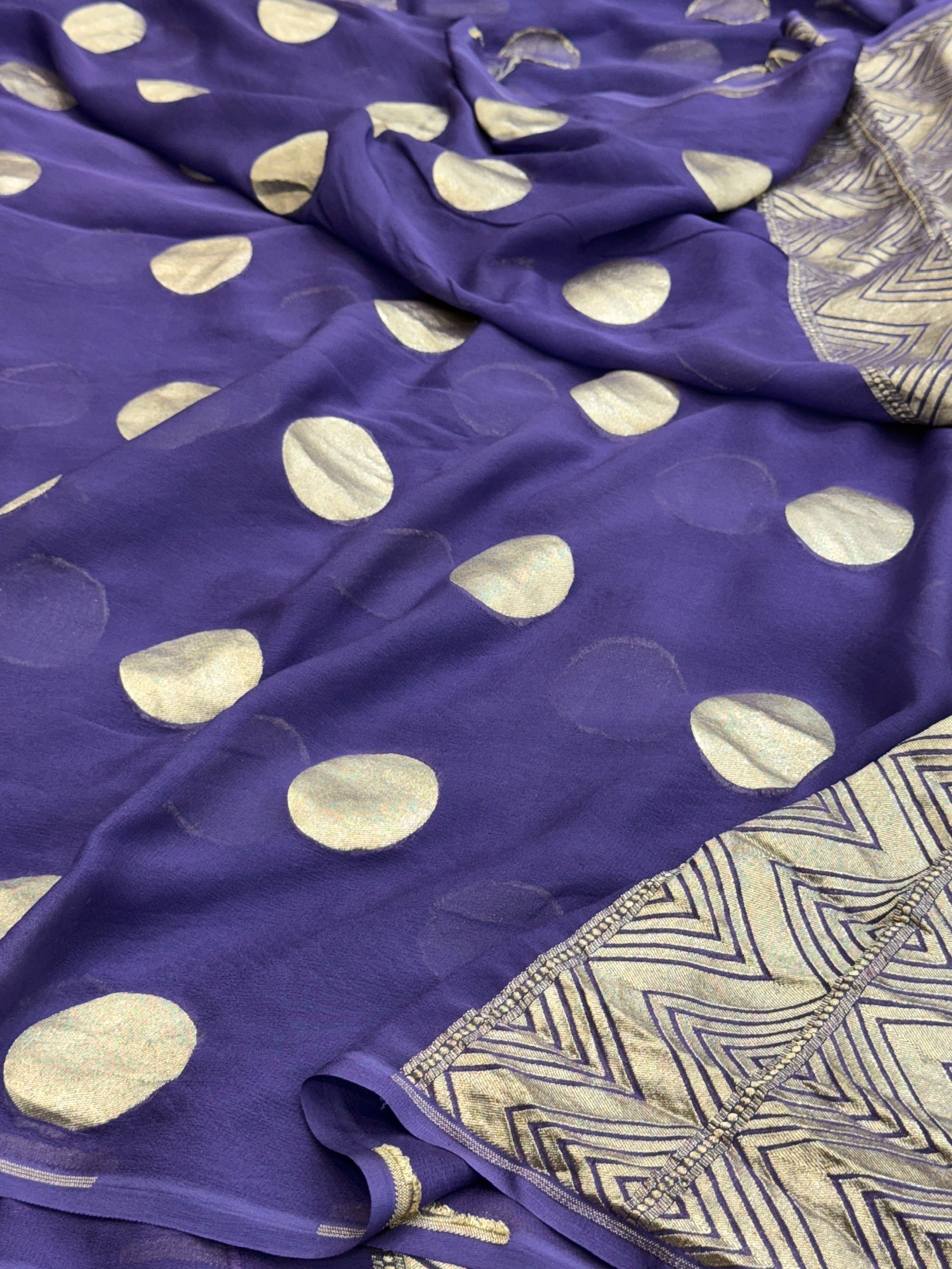 Banarasi Pure Chiffon Georgette Saree