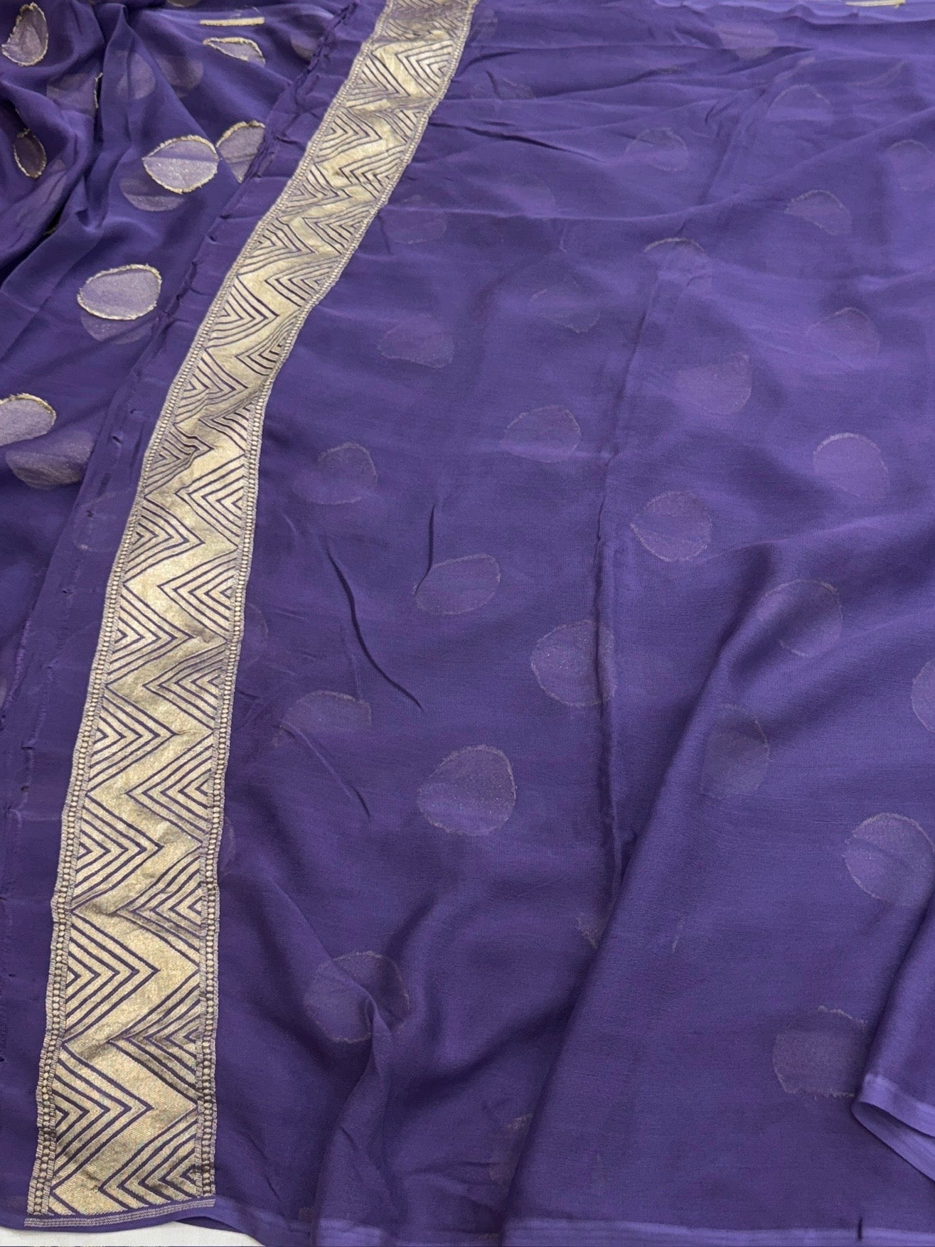 Banarasi Pure Chiffon Georgette Saree