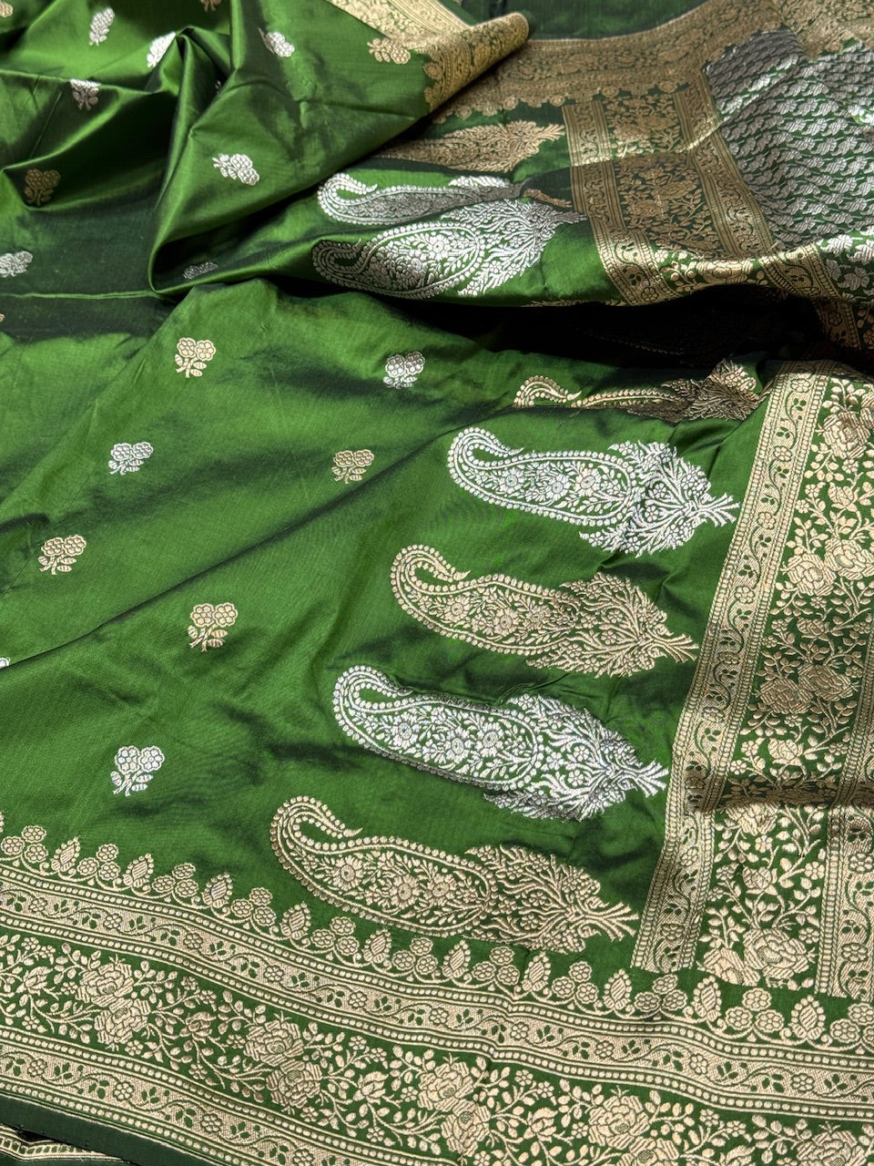 Handwoven Vintage Pure Silk Saree