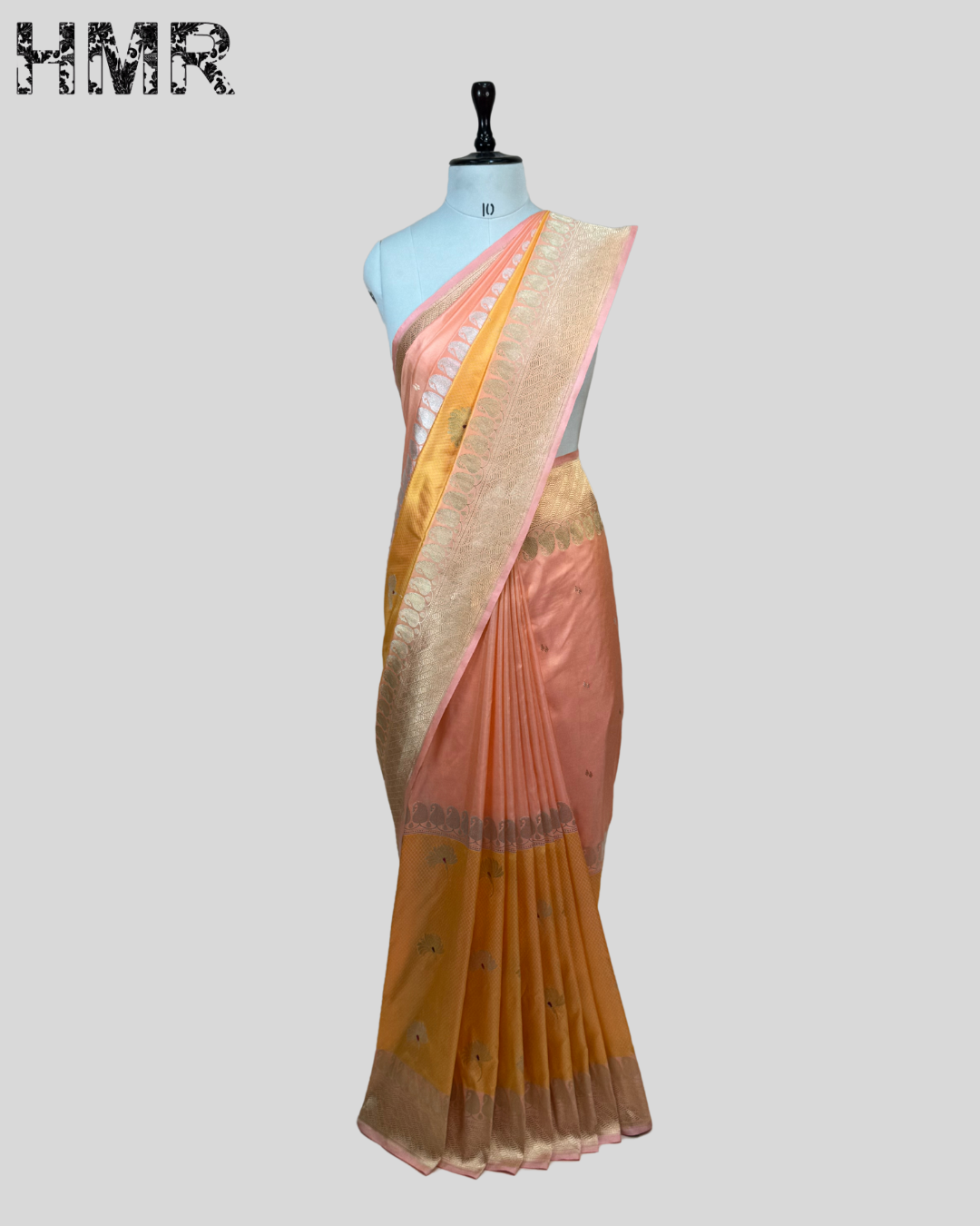 Rani Pink Handwoven Banarasi Pure Silk Saree