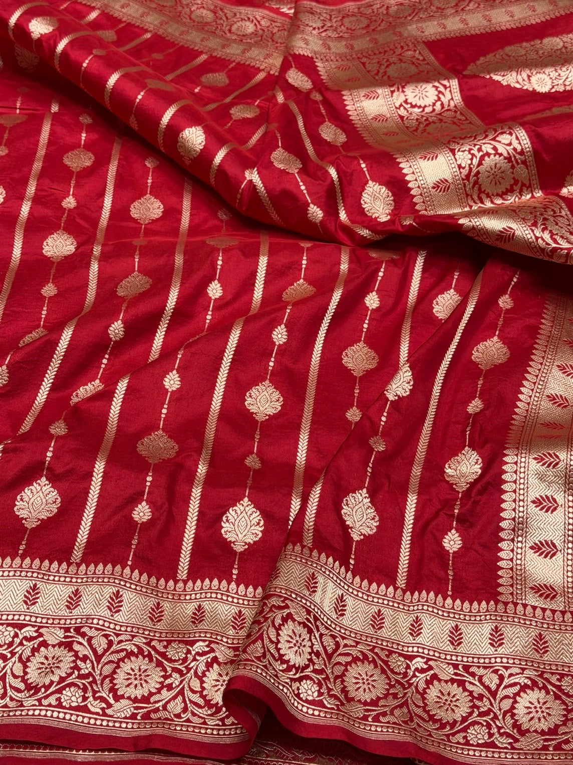 Banarasi Pure Katan Silk Saree | Pure Silk | Cutwork Technique | Banarasi Katan Silk Saree