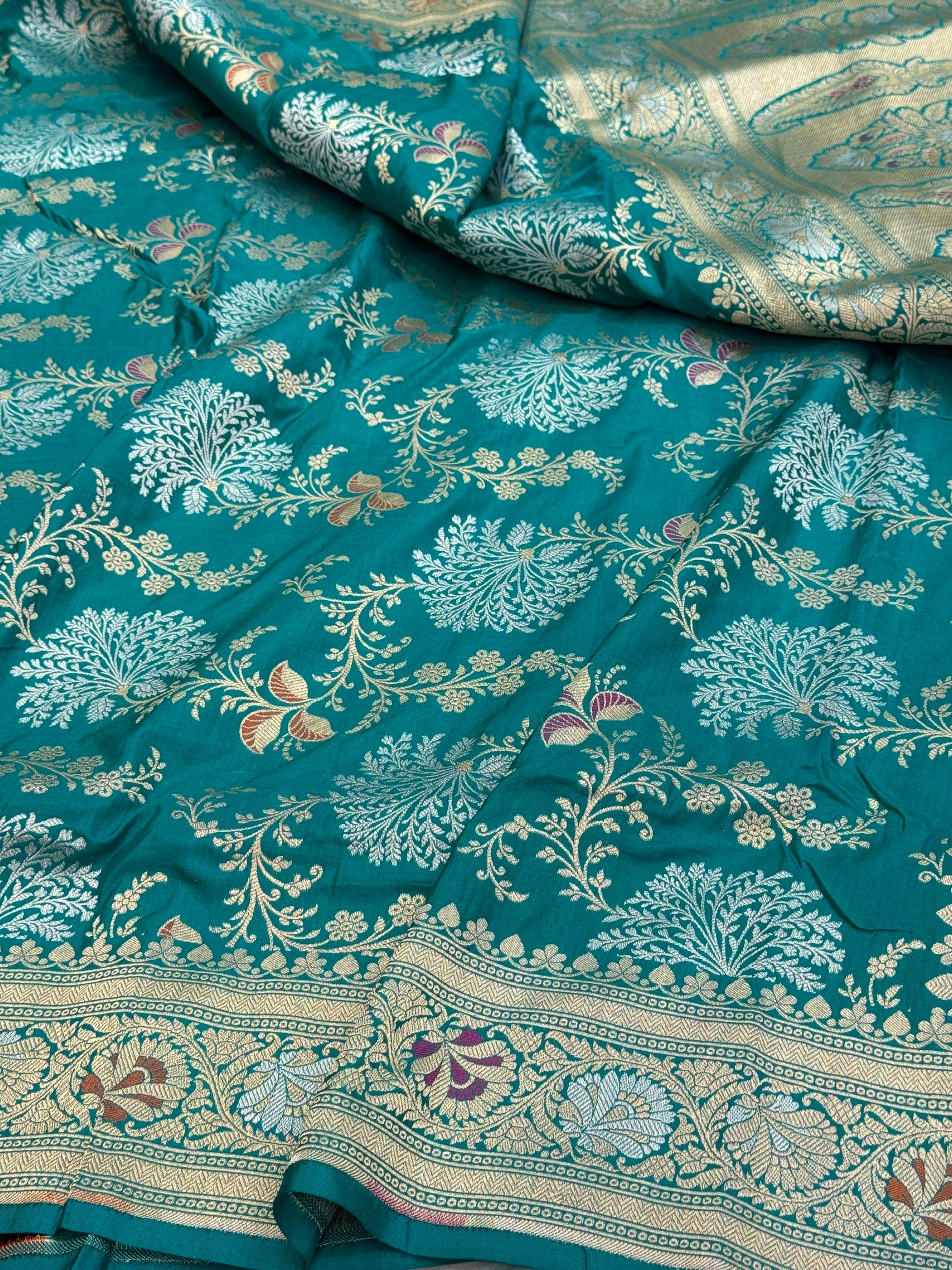 Banarasi Minakari Pure Katan Silk Saree |