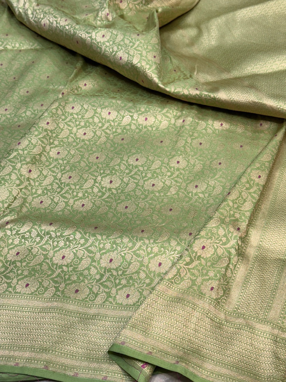 Banarasi Minakari Pure Silk Brocade Saree