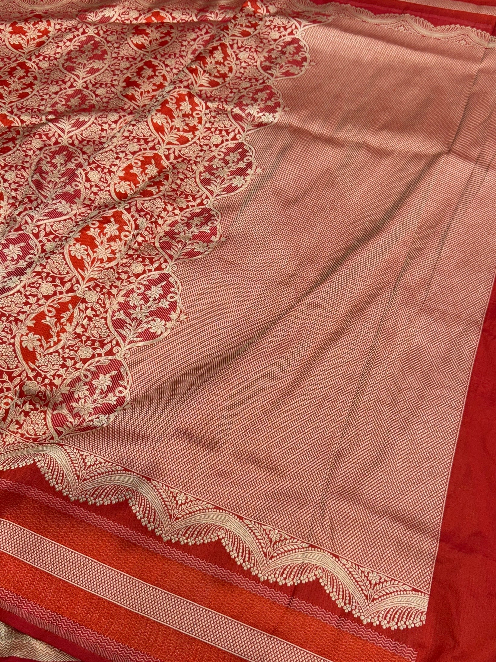 Banarasi Minakari Pure Silk Brocade Saree