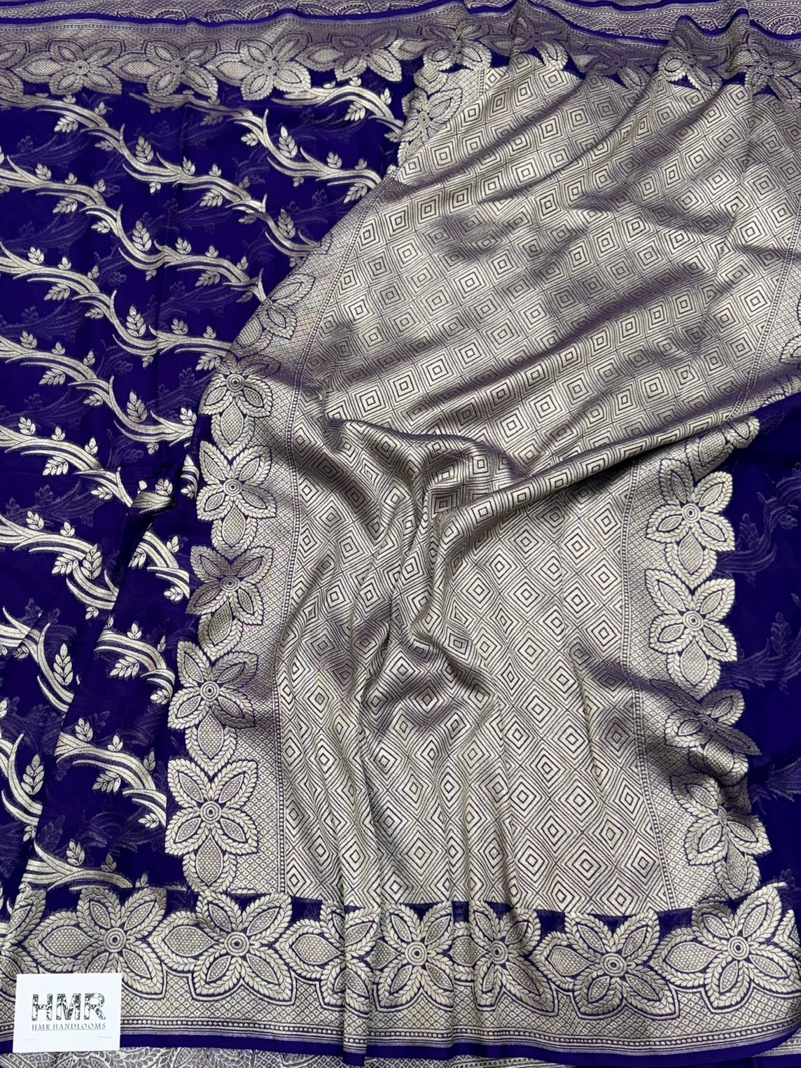 Banarasi Pure Chiffon Georgette Saree