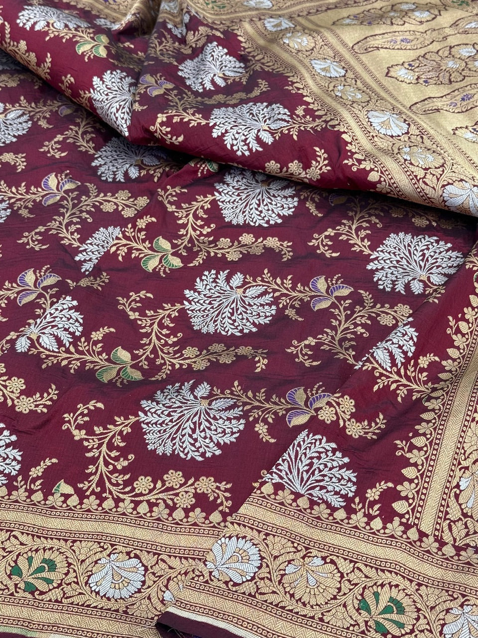 Banarasi Minakari Pure Silk Saree