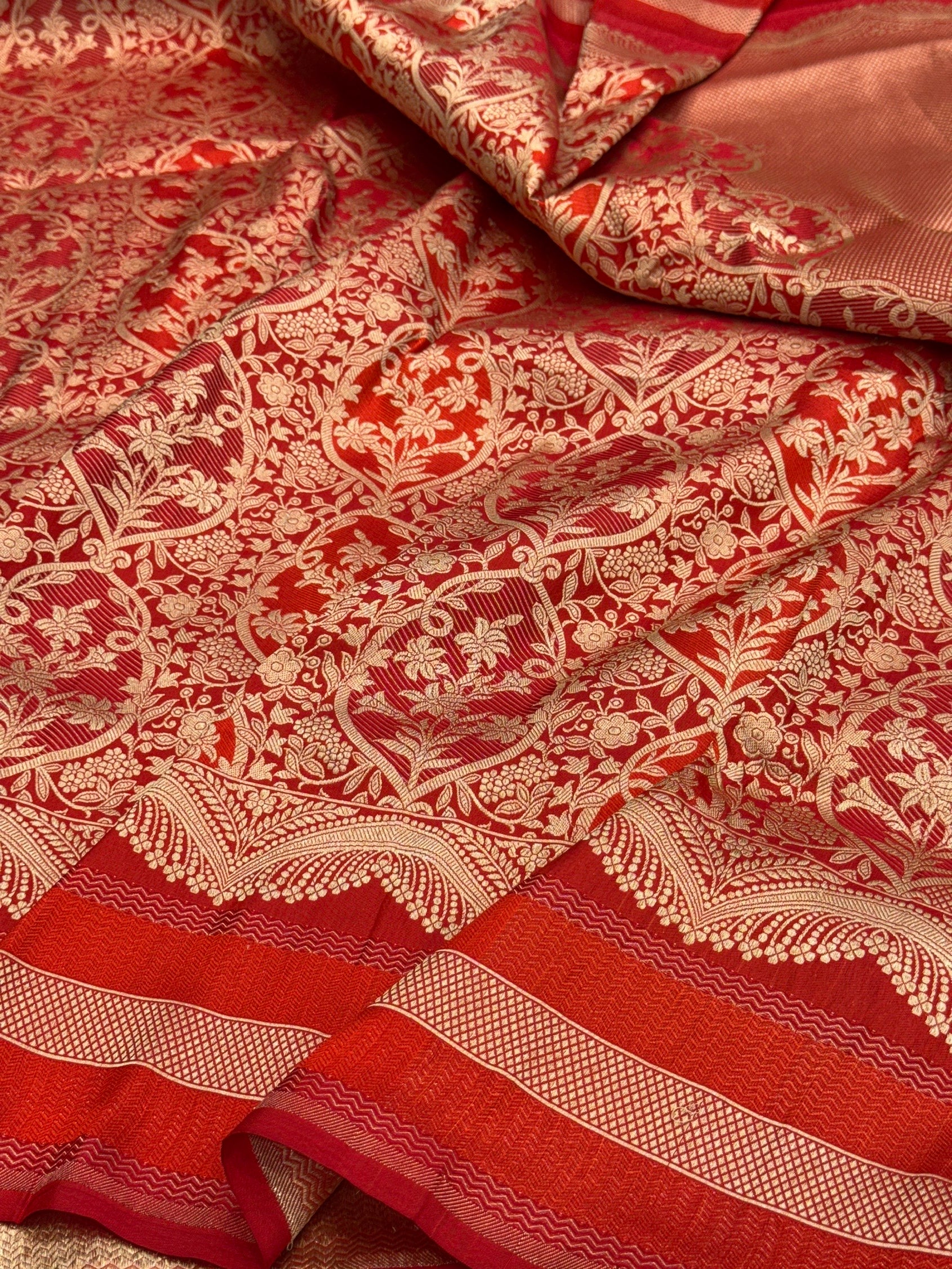 Banarasi Minakari Pure Silk Brocade Saree