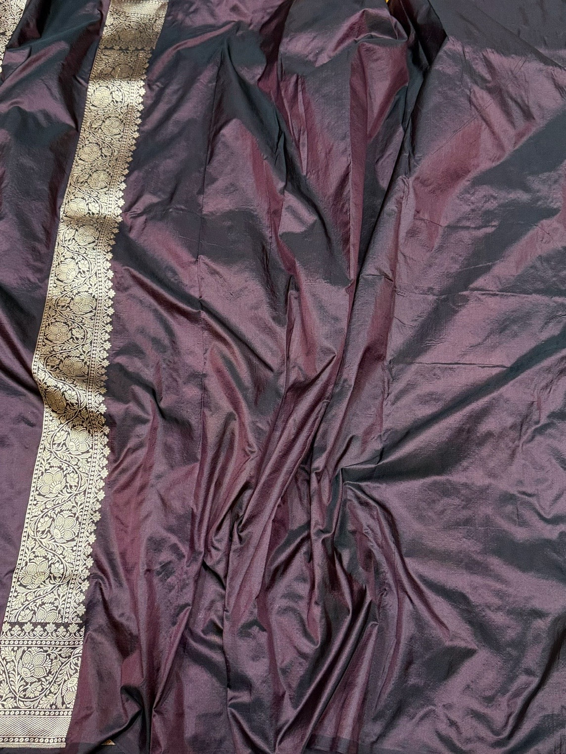 Multicolour Banarasi Pure Silk Saree – Cutwork Weave in 100% Pure Katan Silk