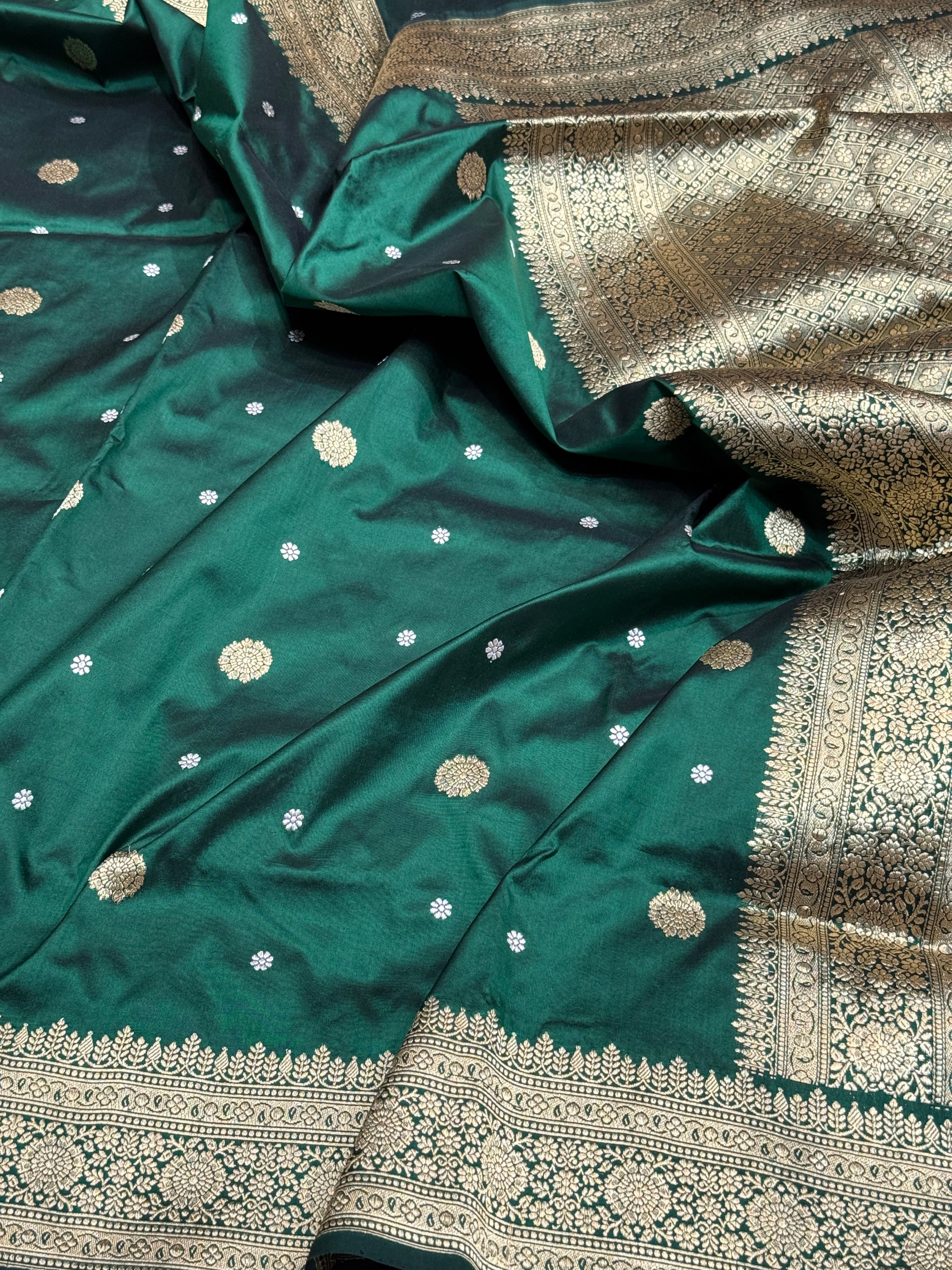 Handwoven Vintage Pure Silk Saree