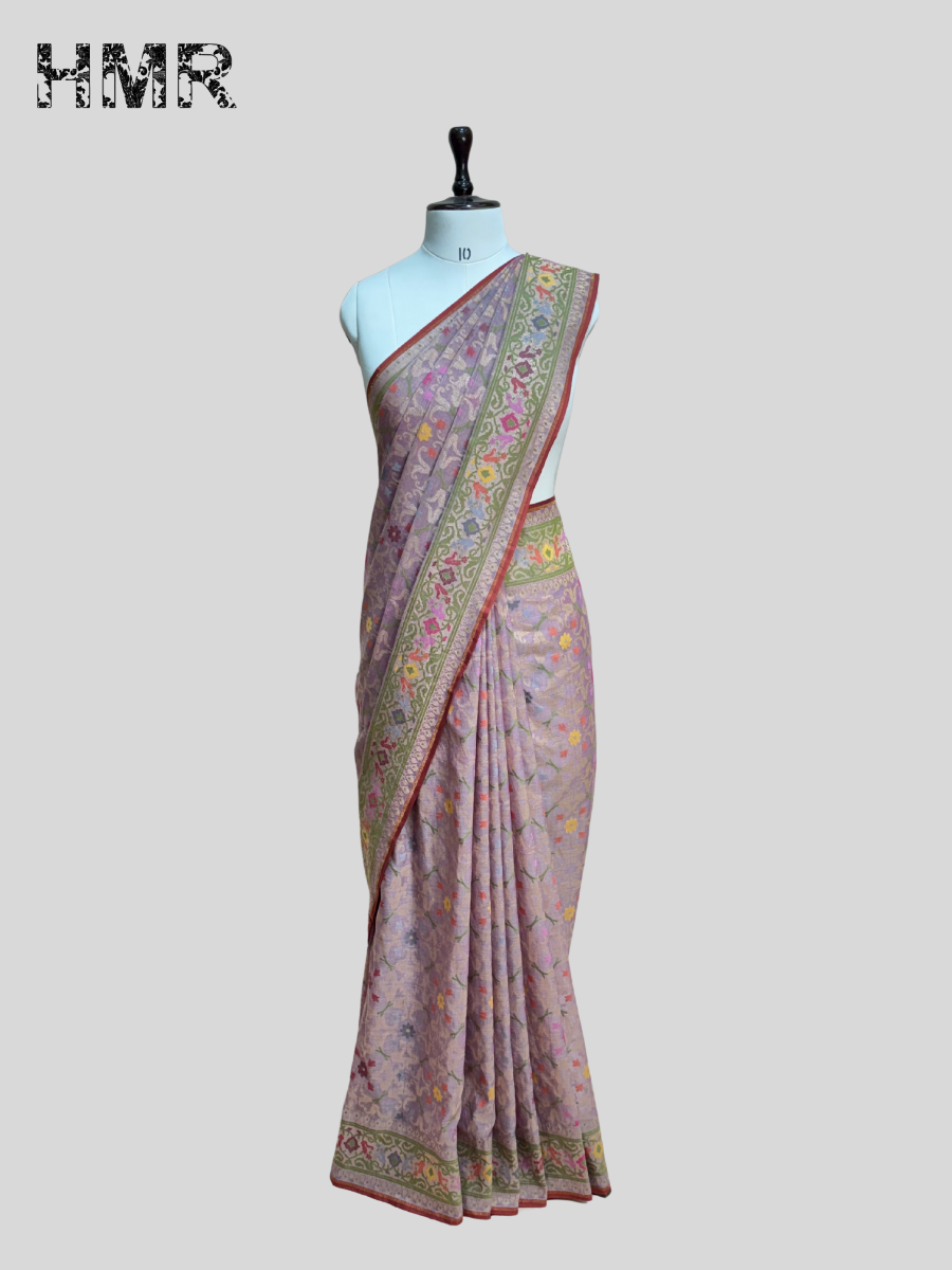 Banarasi Pure Muslin Cotton Jamdani Saree