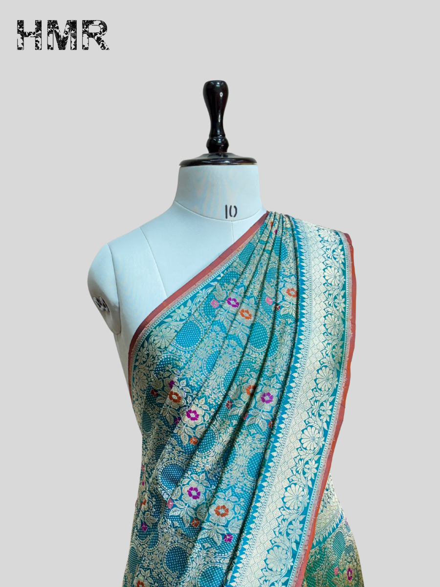 Handwoven Pure Silk Brocade Saree