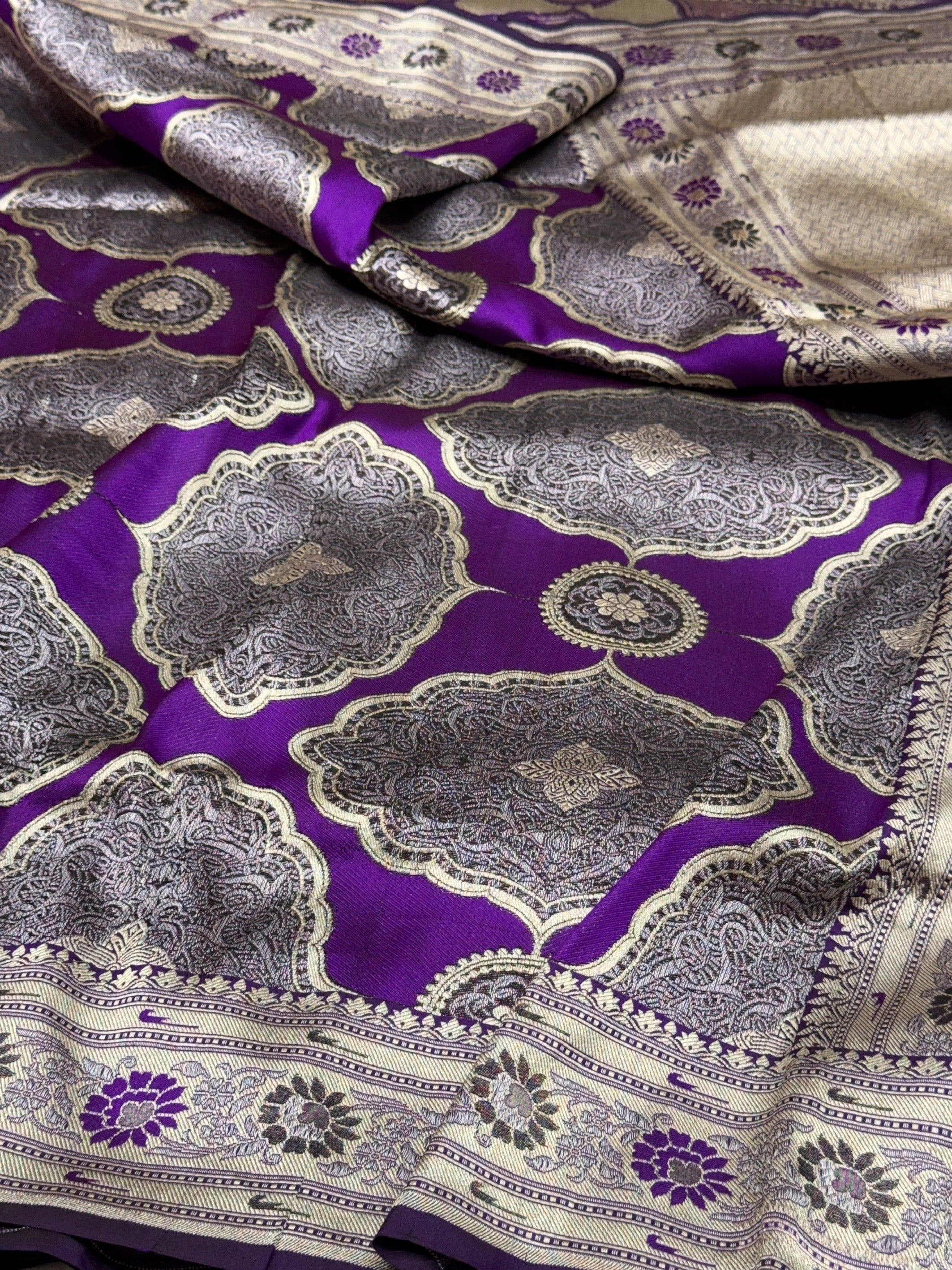 Banarasi Pure Multicolour Silk Saree