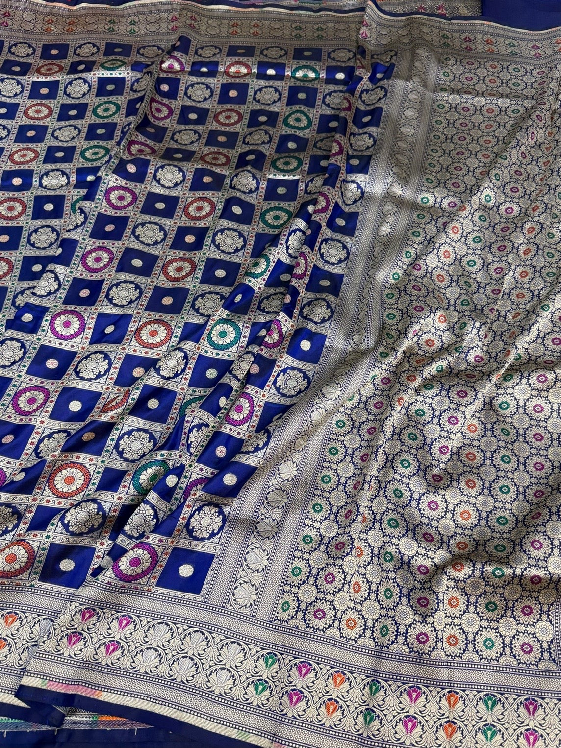 Banarasi Minakari Pure Katan Silk Saree