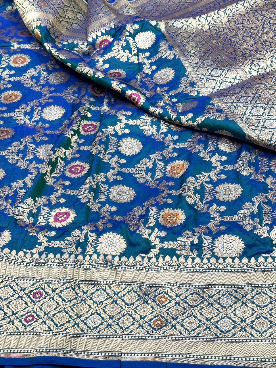 Banarasi Minakari Pure Katan Silk Saree