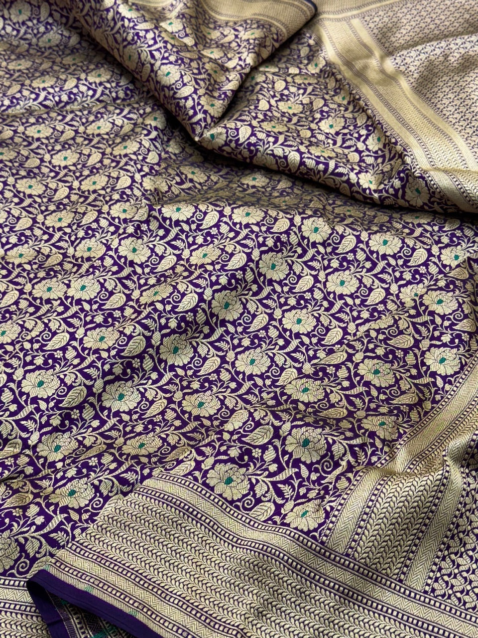 Banarasi Minakari Pure Silk Brocade Saree