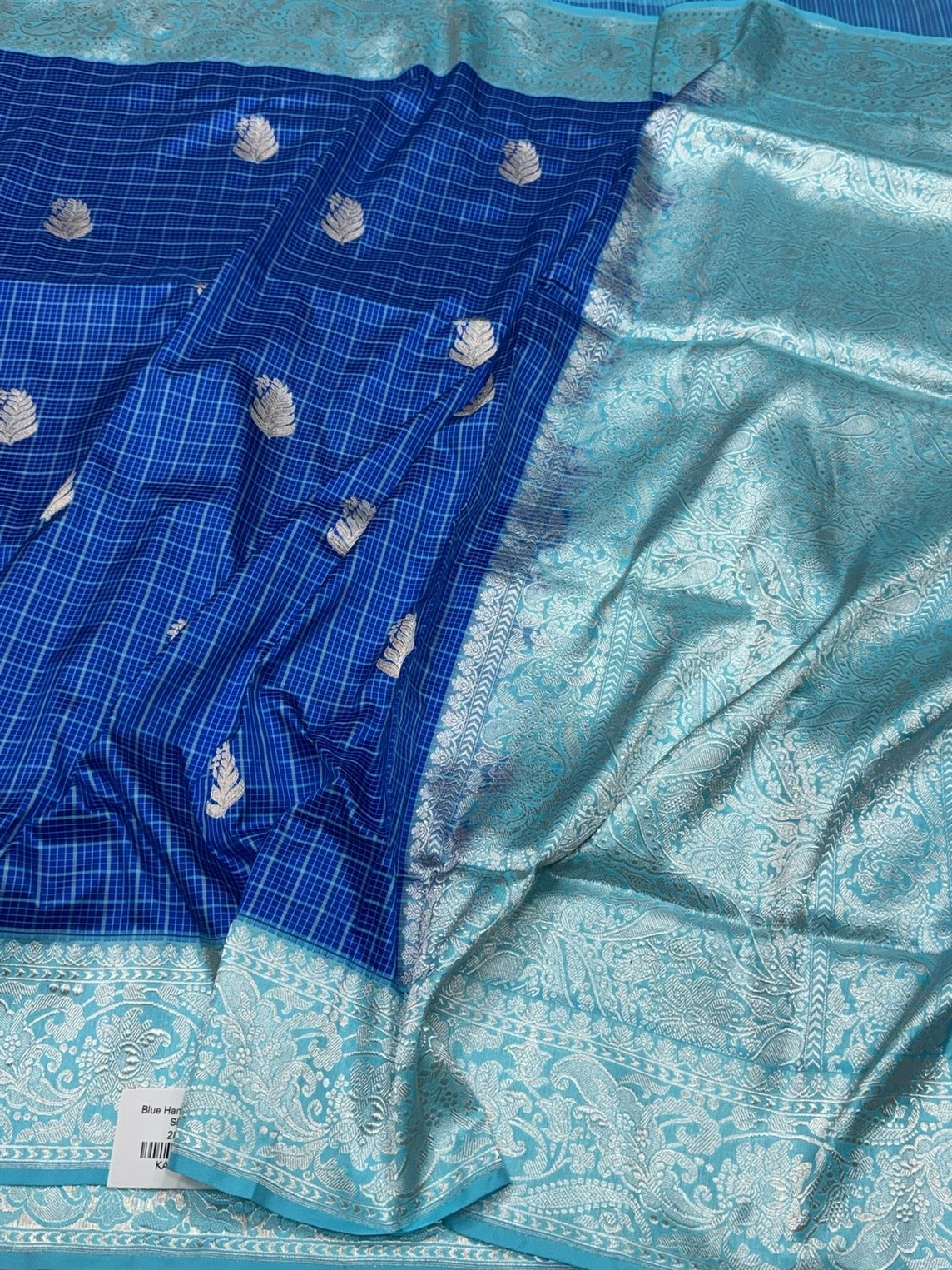 Royal Blue Handwoven Pure Banarasi Silk Saree