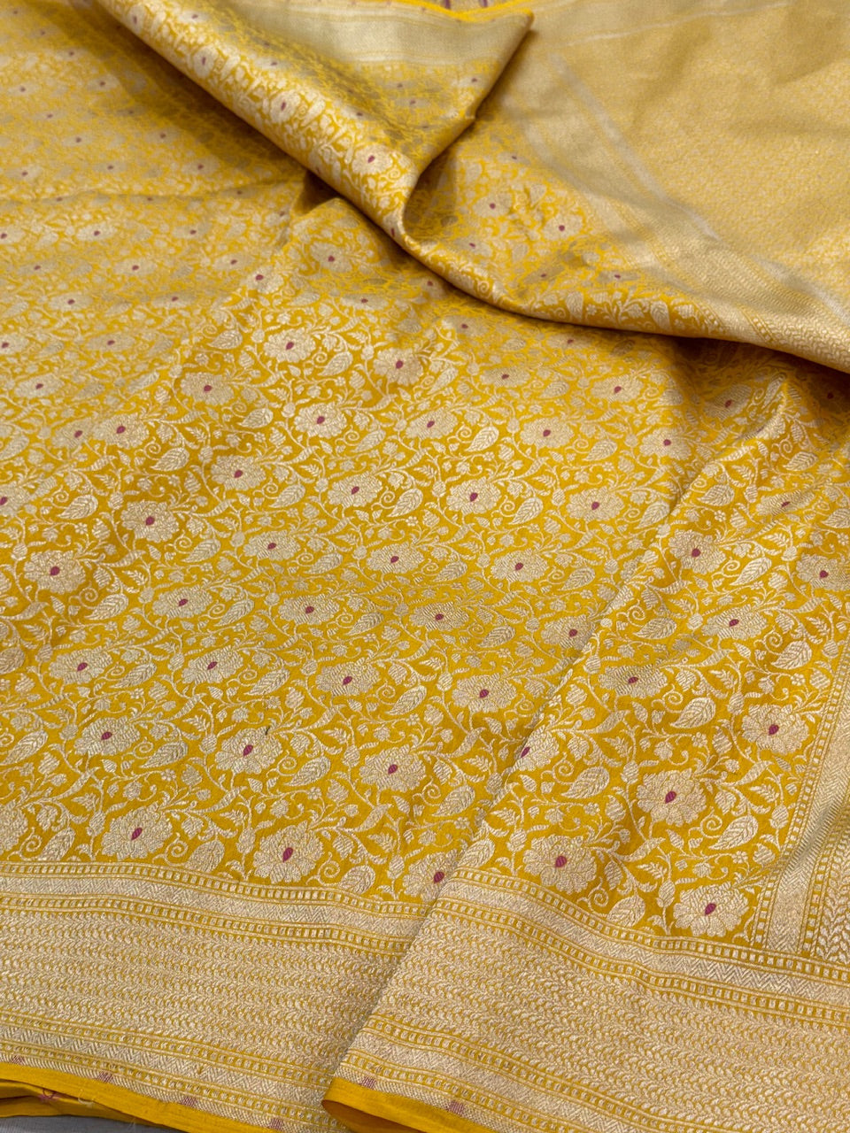 Banarasi Minakari Pure Silk Brocade Saree