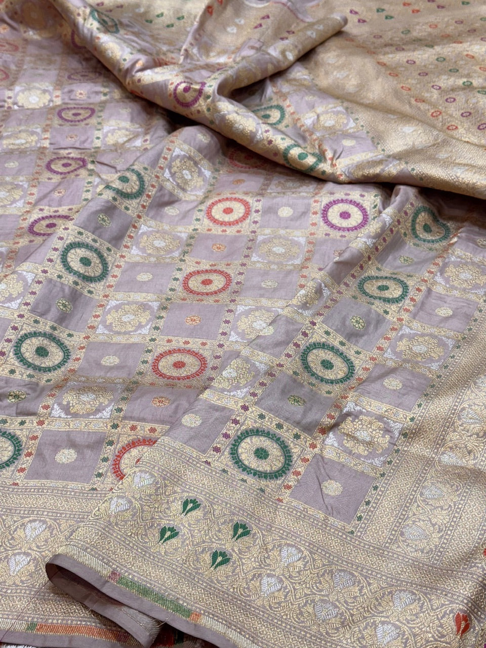 Banarasi Minakari Pure Katan Silk Saree
