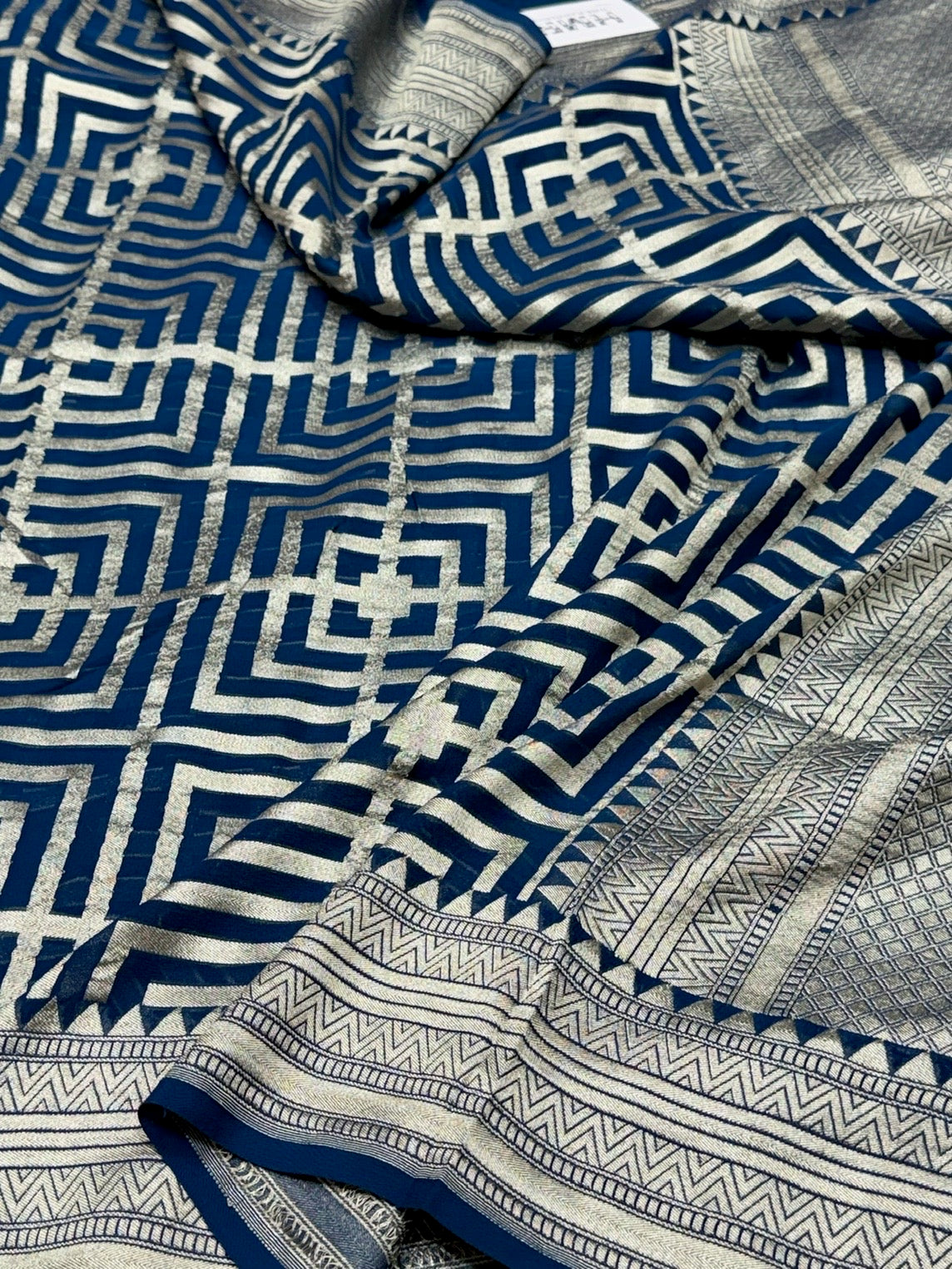 Banarasi Pure Chiffon Georgette Saree