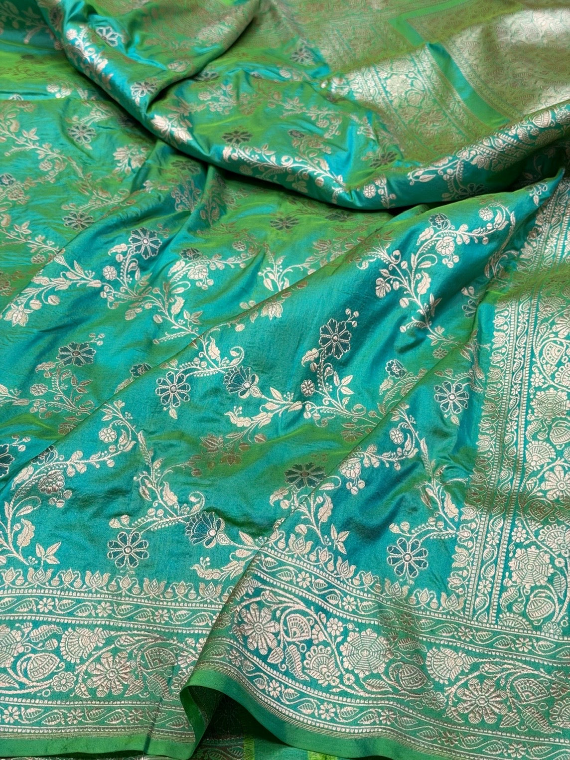 Banarasi Minakari Pure Katan Silk Saree