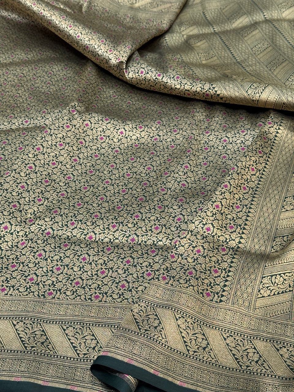 Banarasi Minakari Pure Silk Brocade Saree