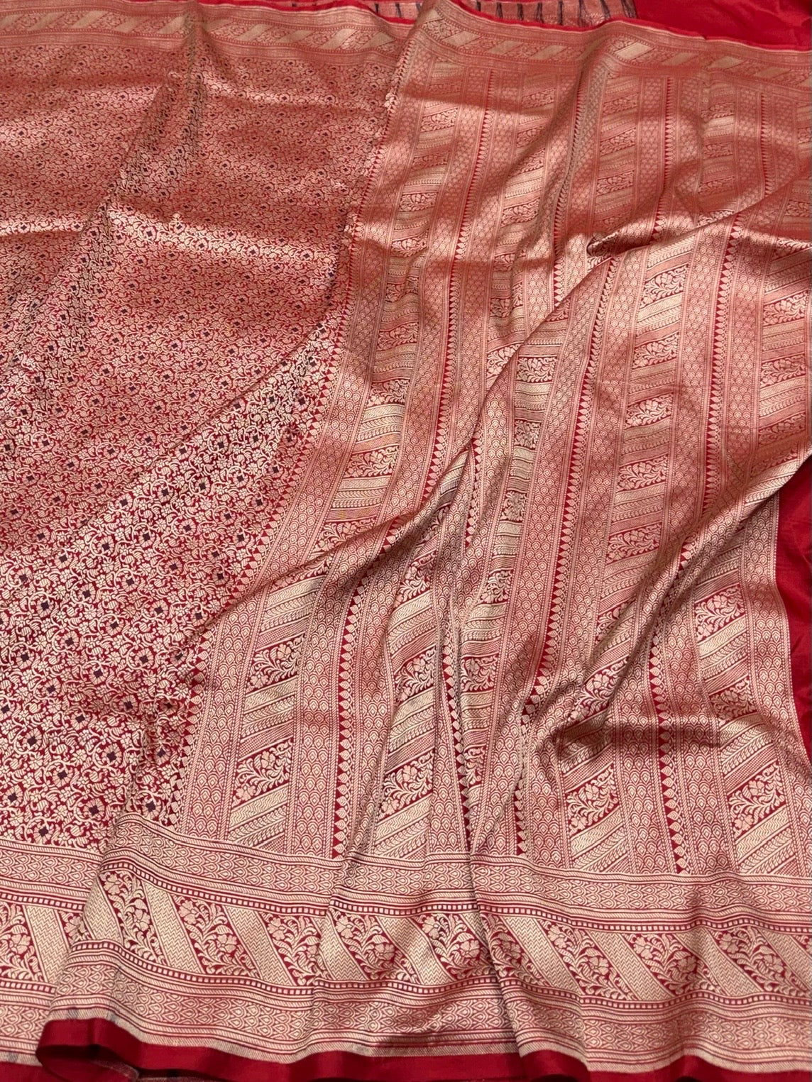 Banarasi Minakari Pure Katan Silk Brocade Saree