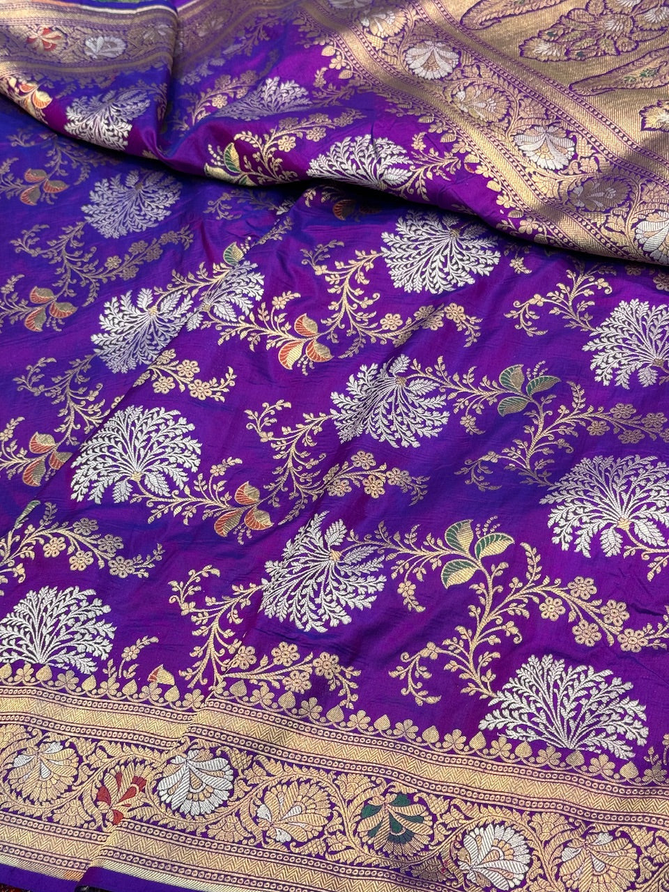 Banarasi Minakari Pure Silk Saree